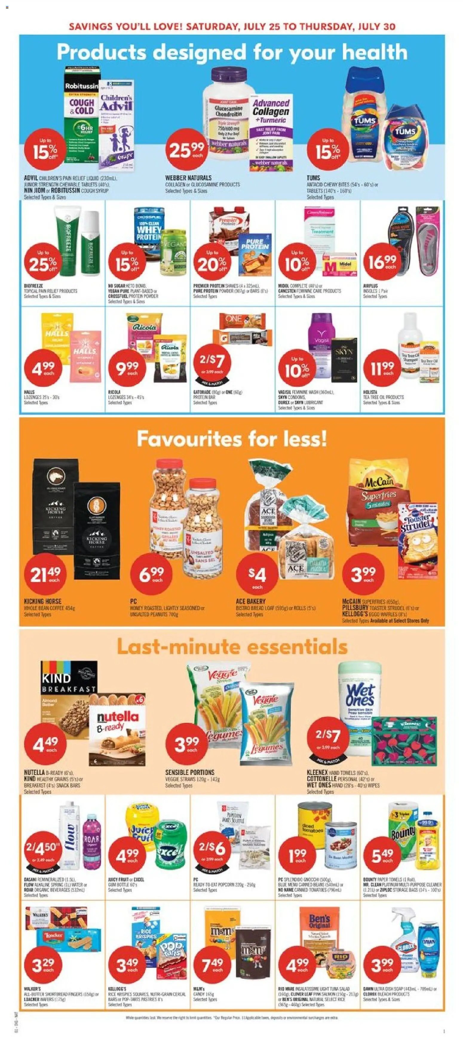 Shoppers weekly flyer / circulaire
