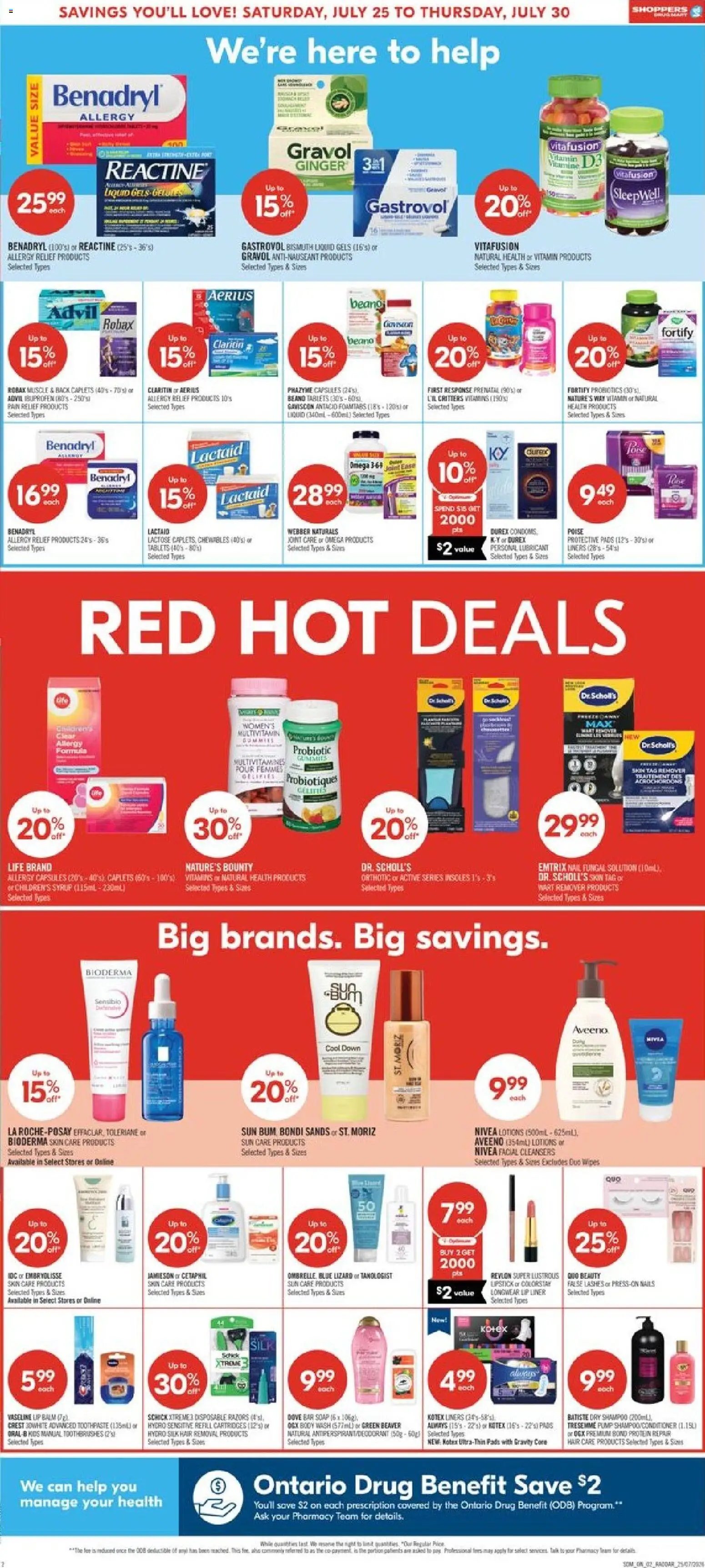 Shoppers weekly flyer / circulaire