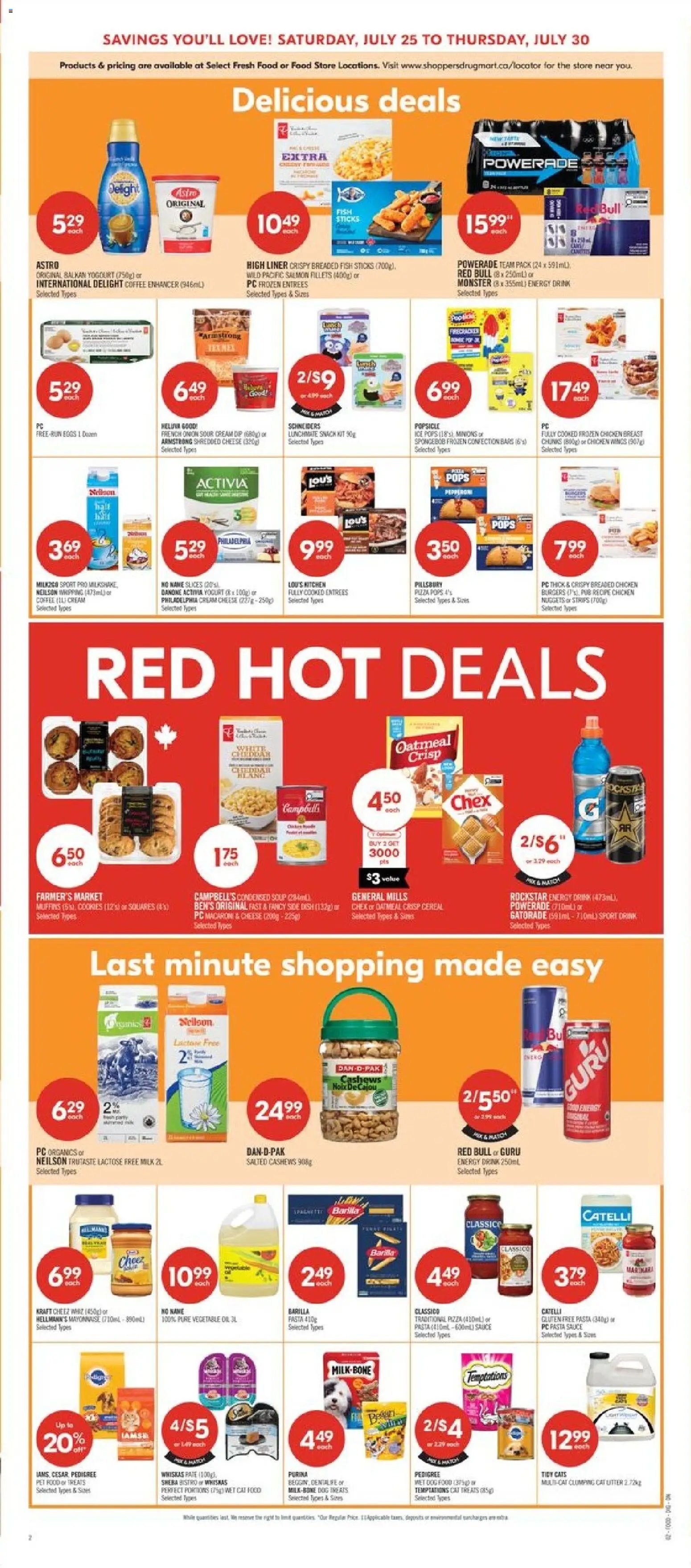 Shoppers weekly flyer / circulaire