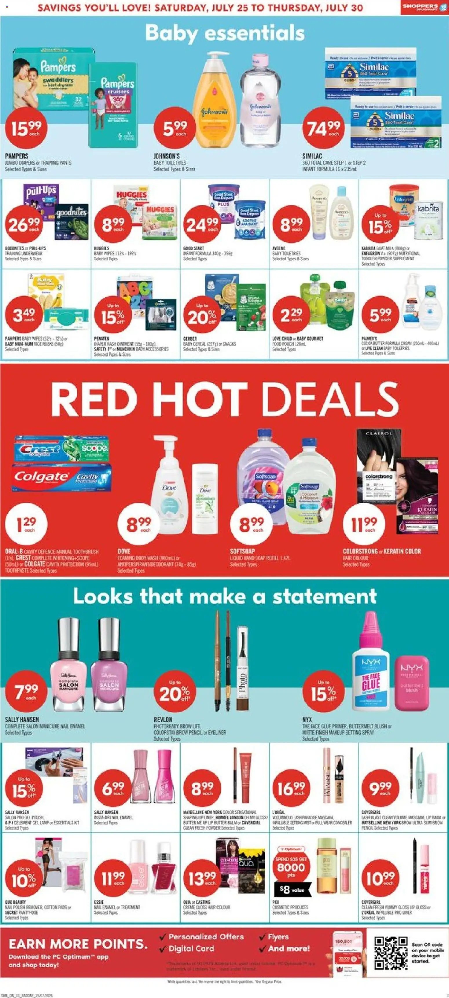 Shoppers weekly flyer / circulaire