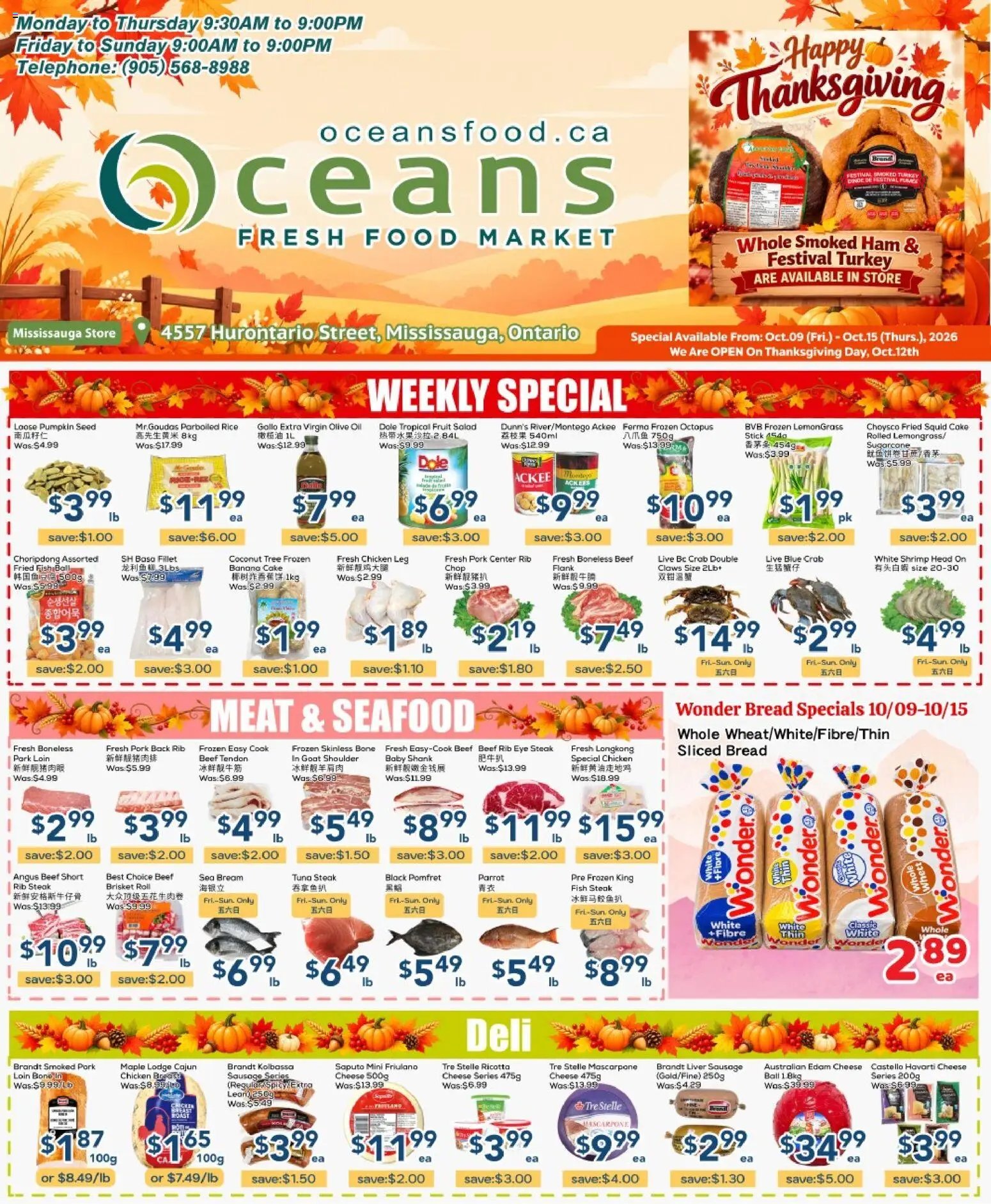 Oceans weekly flyer - Mississauga