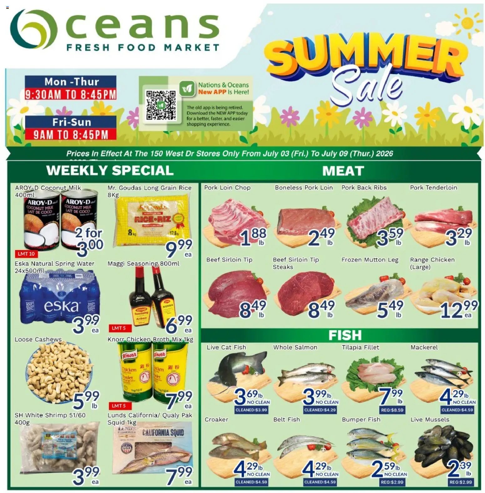 Oceans weekly flyer / circulaire