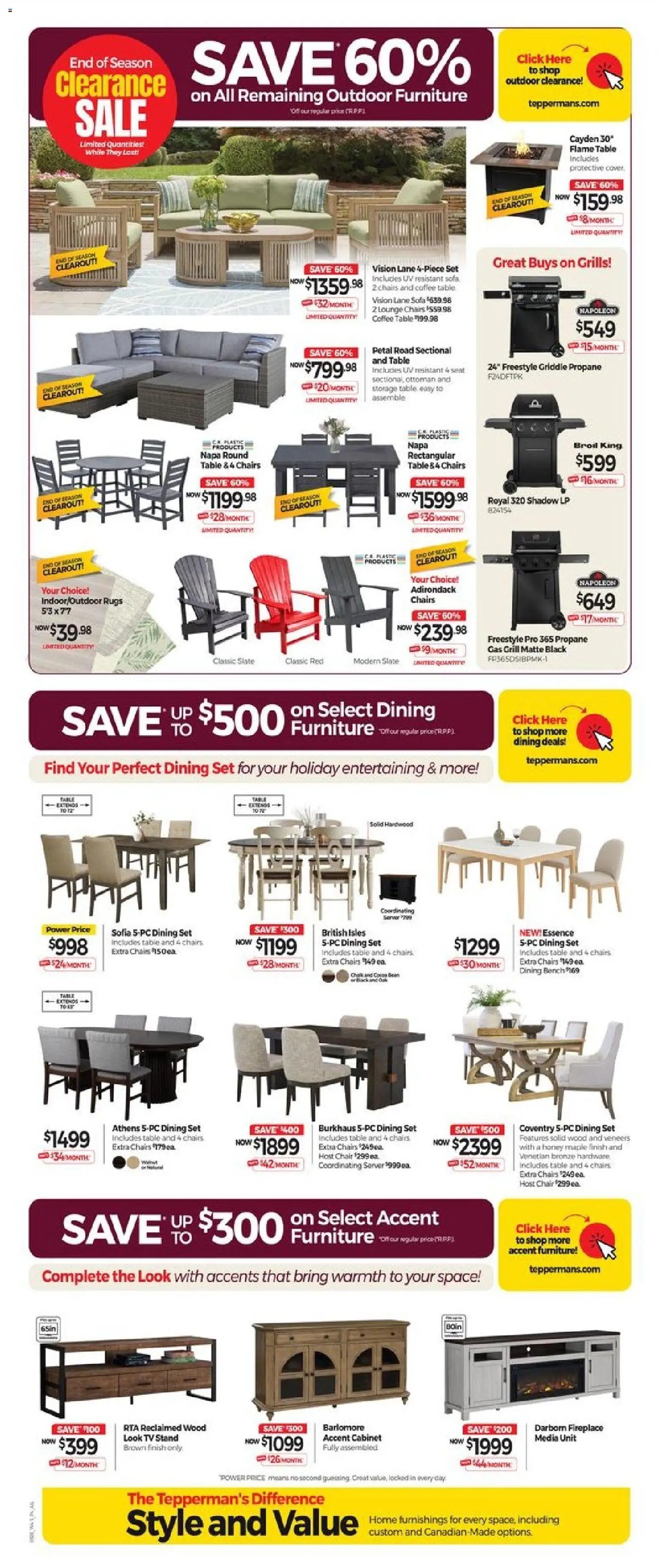 Tepperman's weekly flyer / circulaire