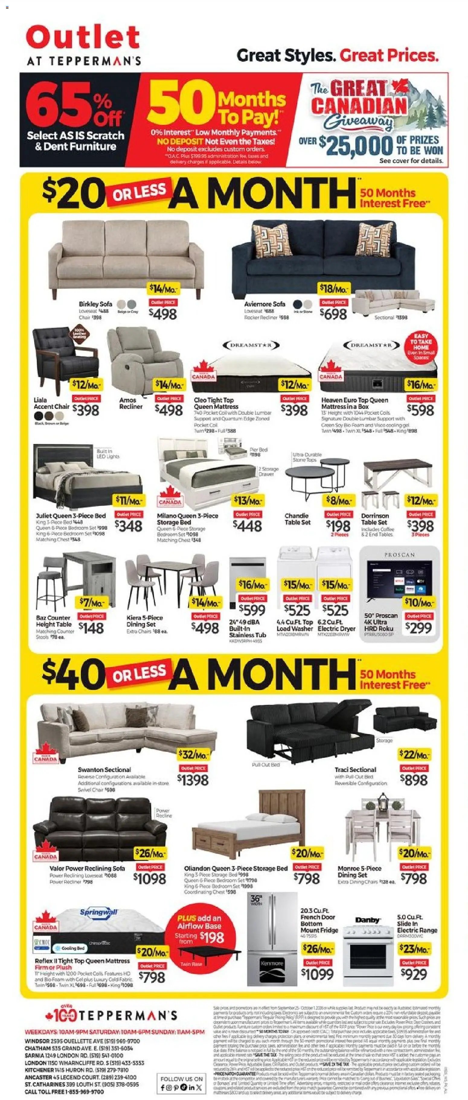 Tepperman's weekly flyer / circulaire