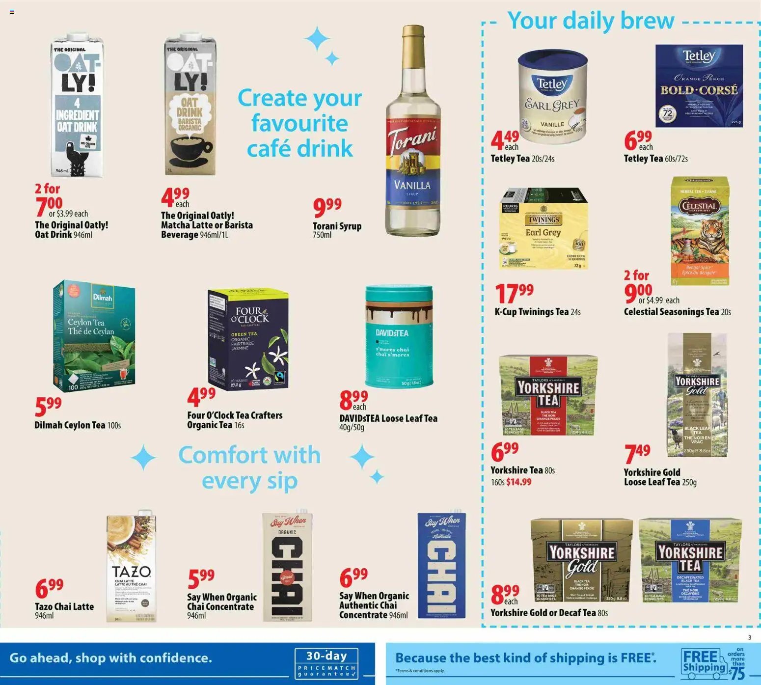 London Drugs flyer - Coffee & Tea