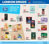 London Drugs flyer - Coffee & Tea
