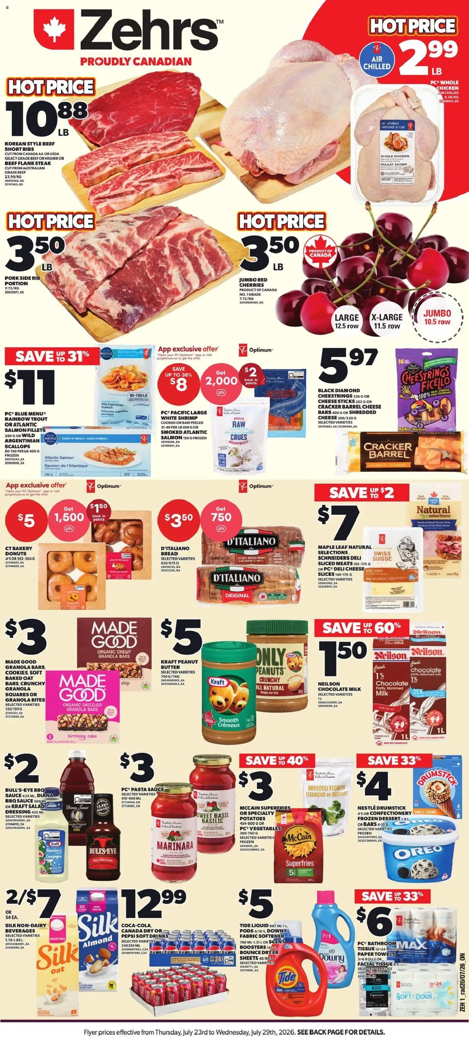 Zehrs weekly flyer / circulaire