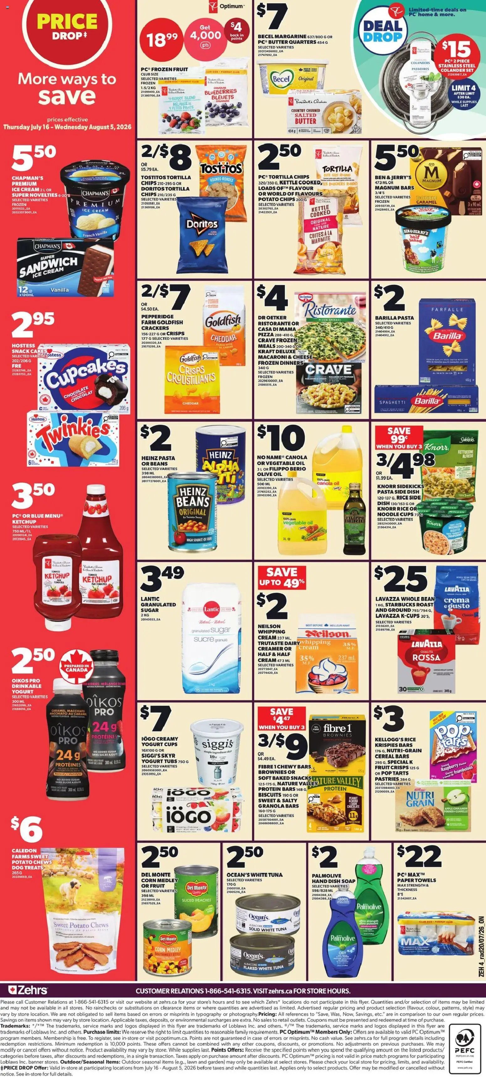 Zehrs weekly flyer / circulaire