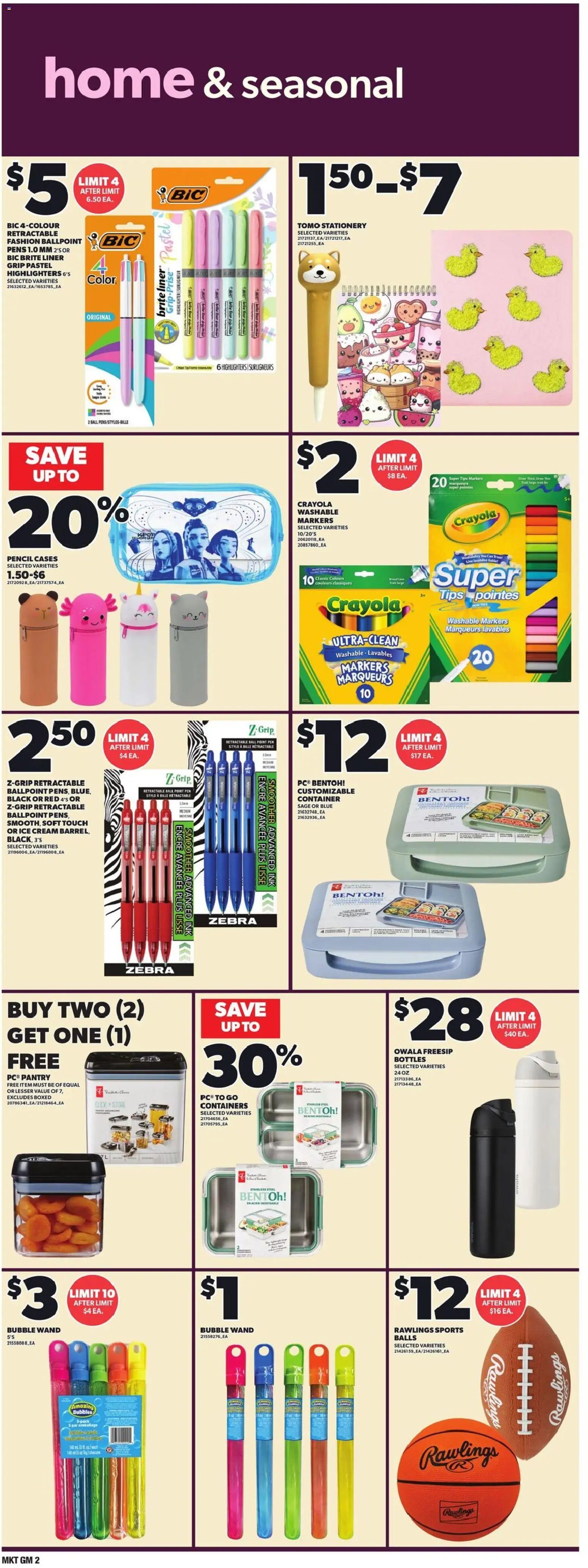 Zehrs weekly flyer / circulaire
