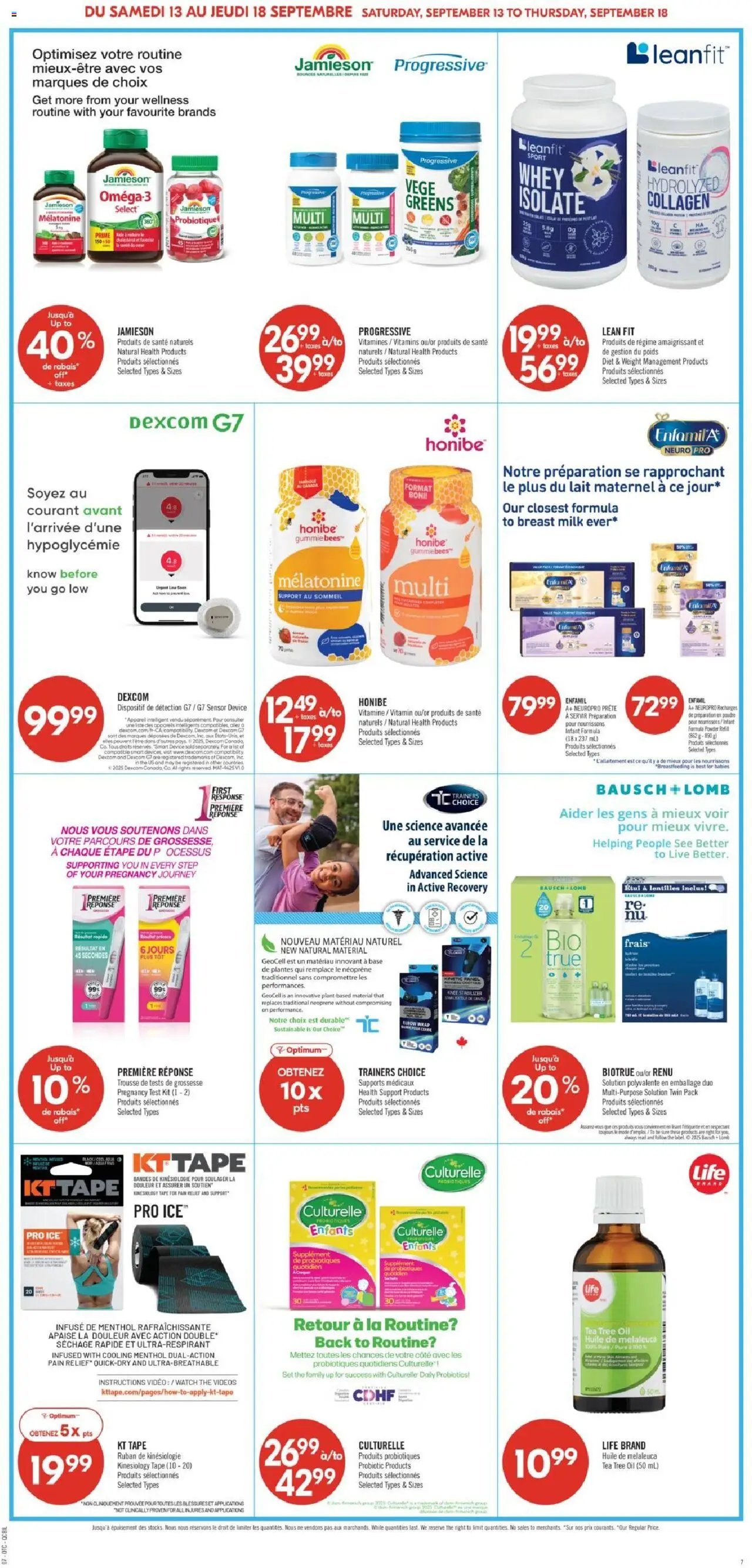 Pharmaprix weekly flyer / circulaire
