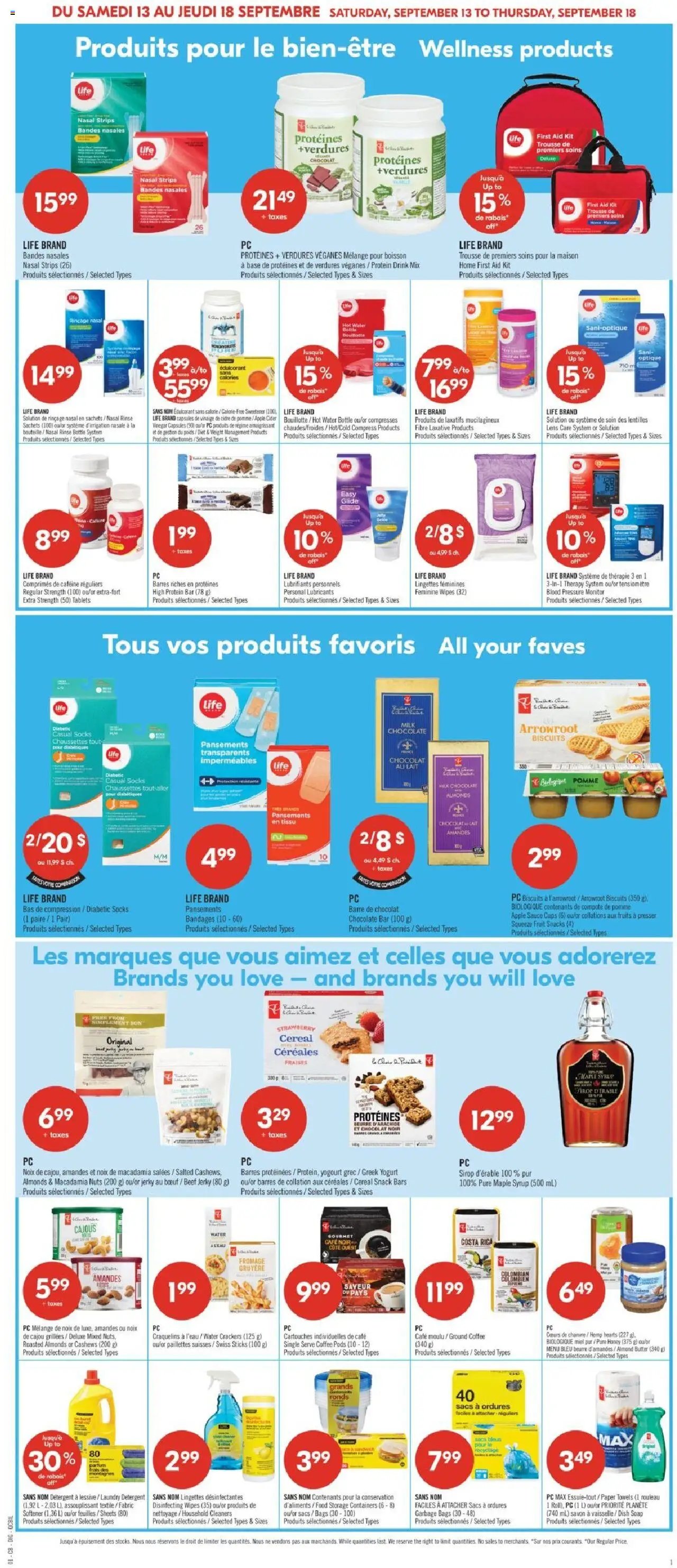 Pharmaprix weekly flyer / circulaire