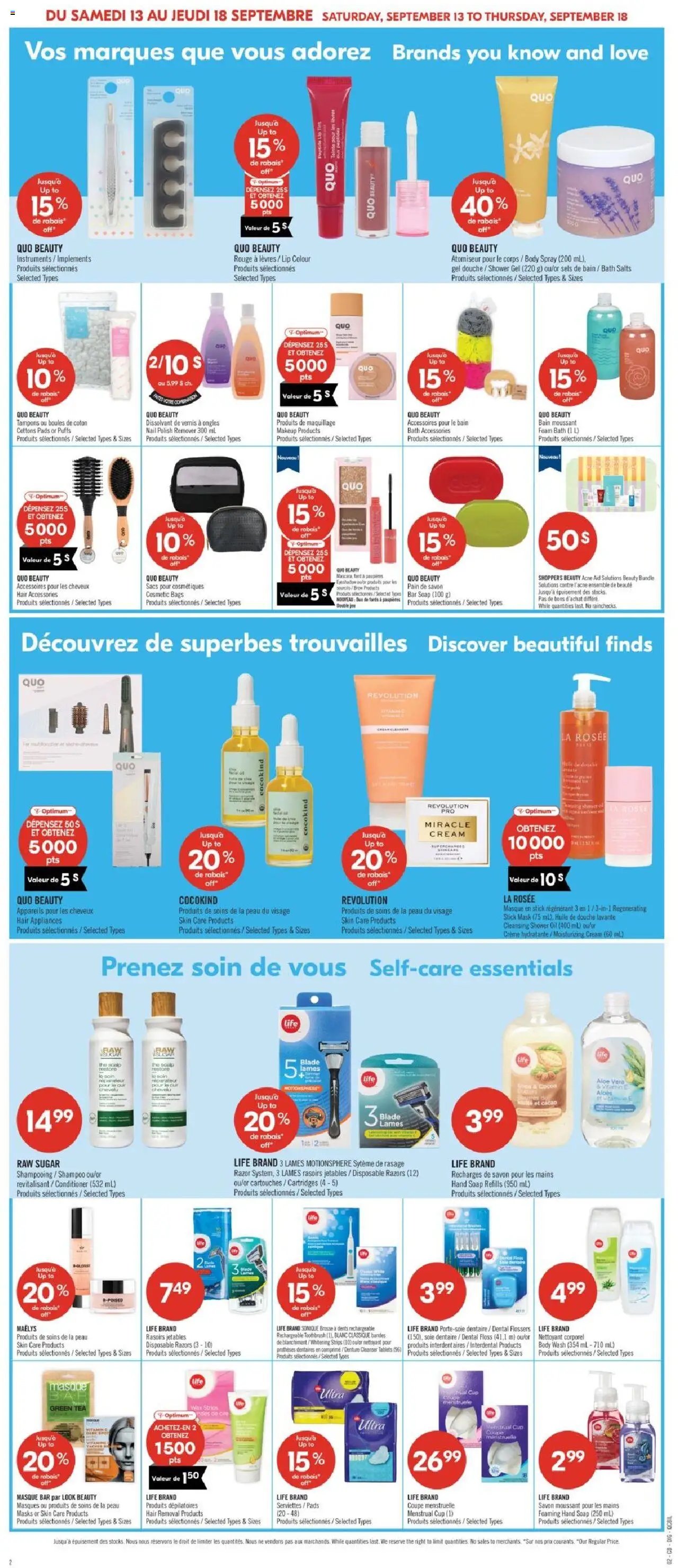 Pharmaprix weekly flyer / circulaire