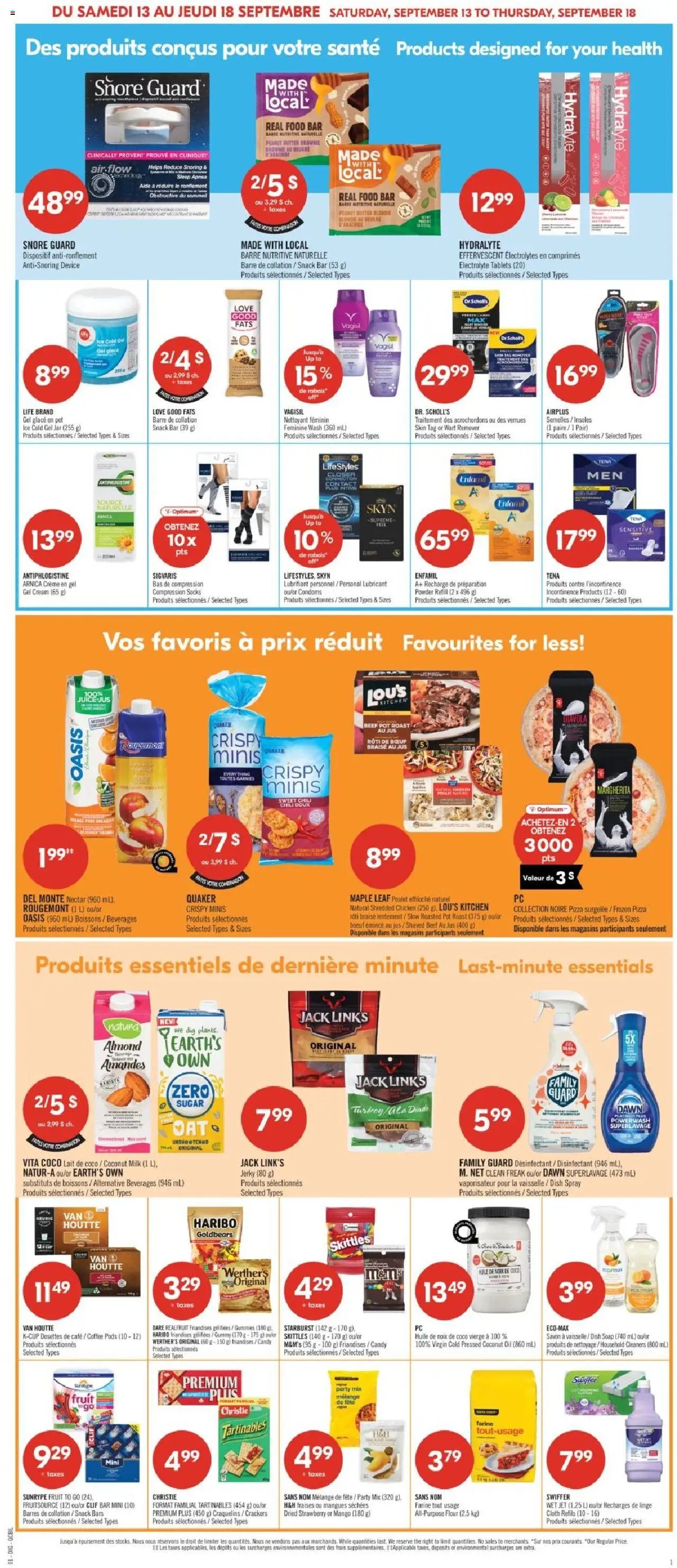 Pharmaprix weekly flyer / circulaire