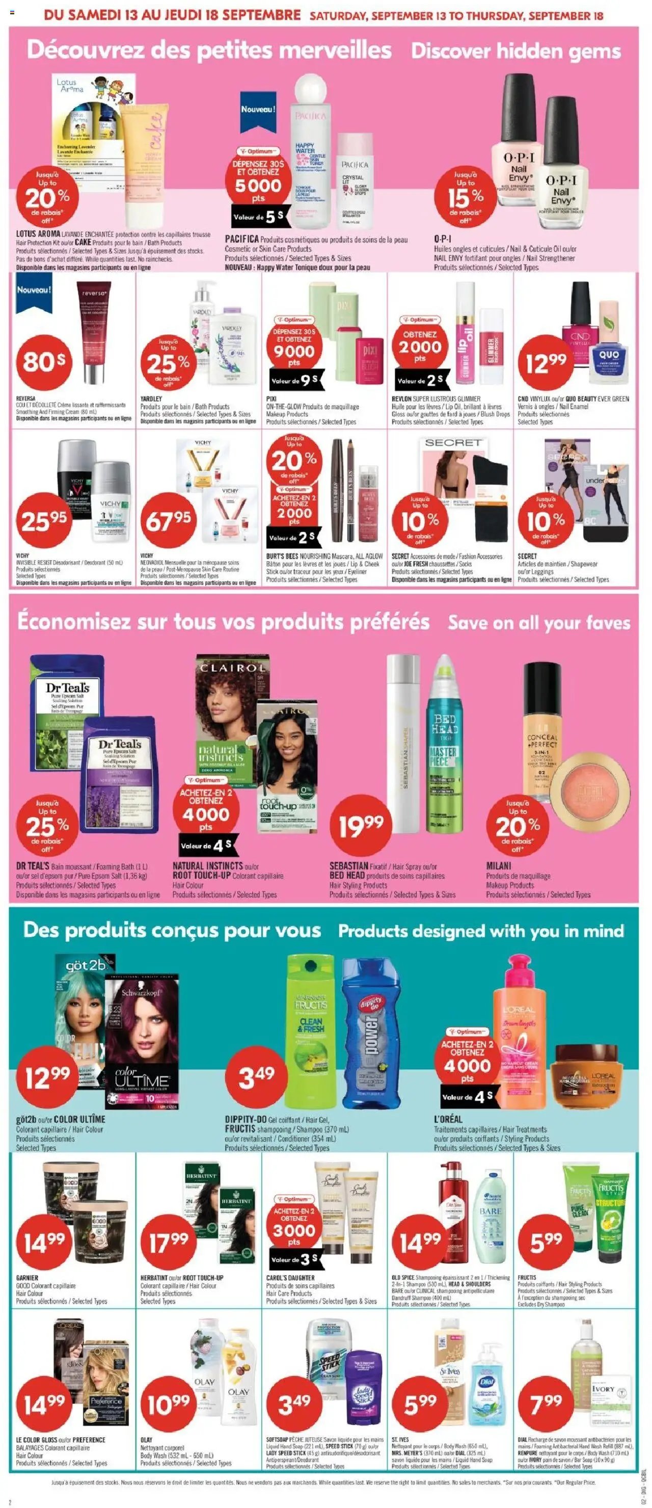 Pharmaprix weekly flyer / circulaire