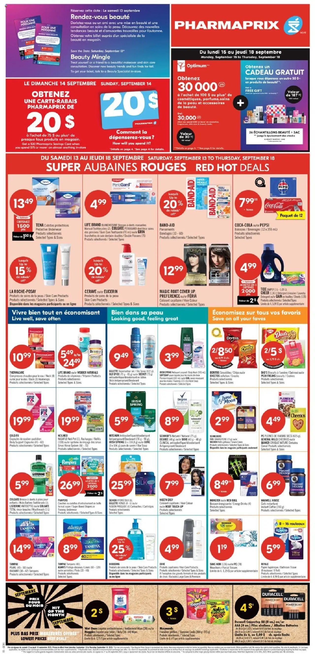 Pharmaprix weekly flyer / circulaire