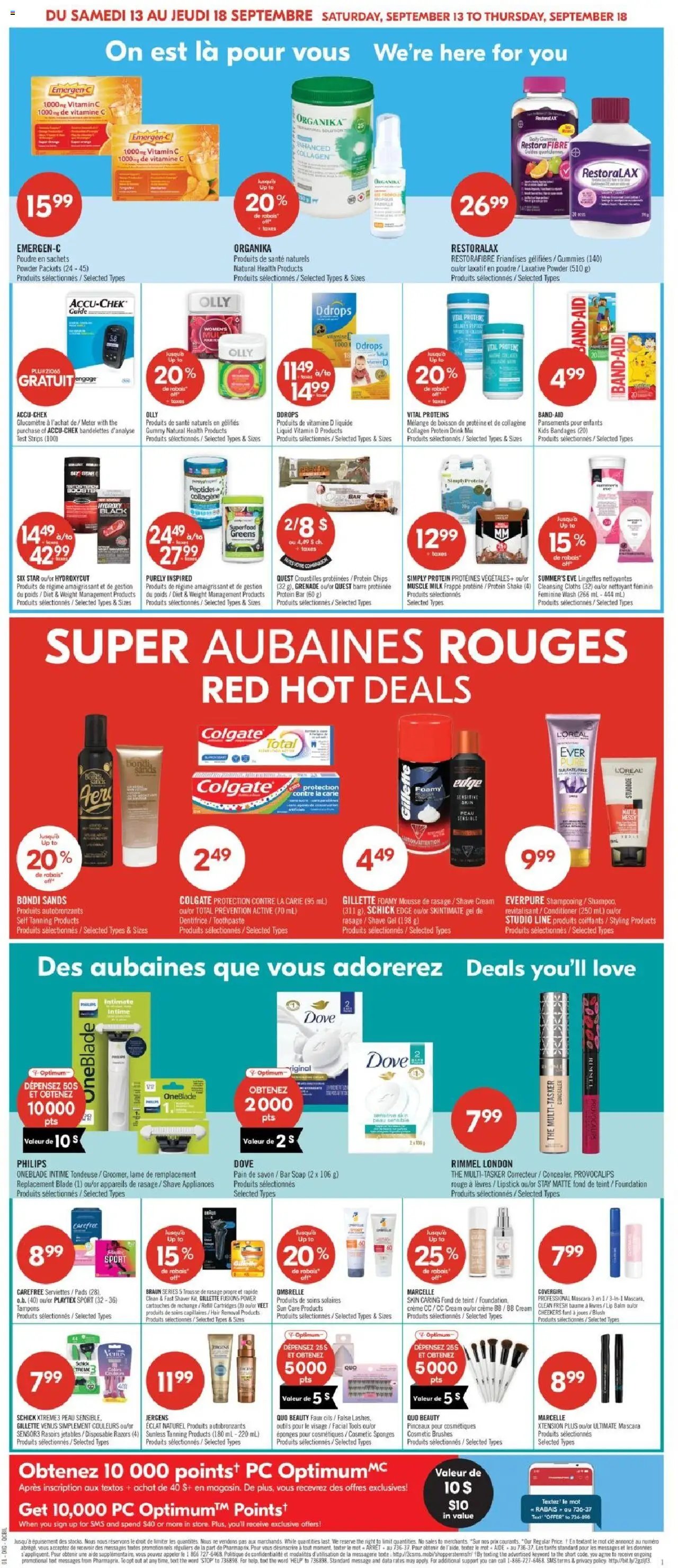 Pharmaprix weekly flyer / circulaire