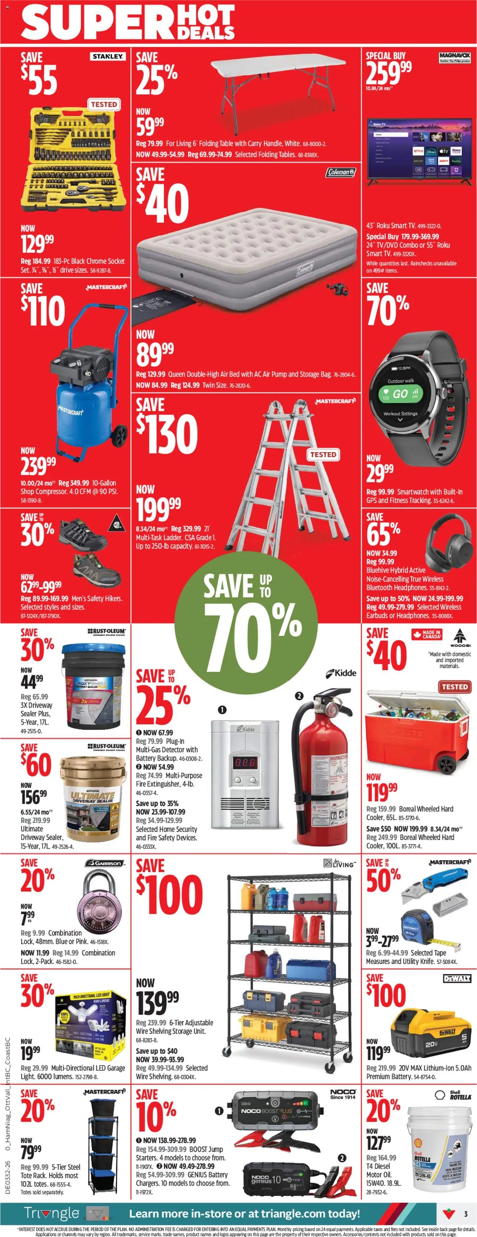 Canadian Tire weekly flyer