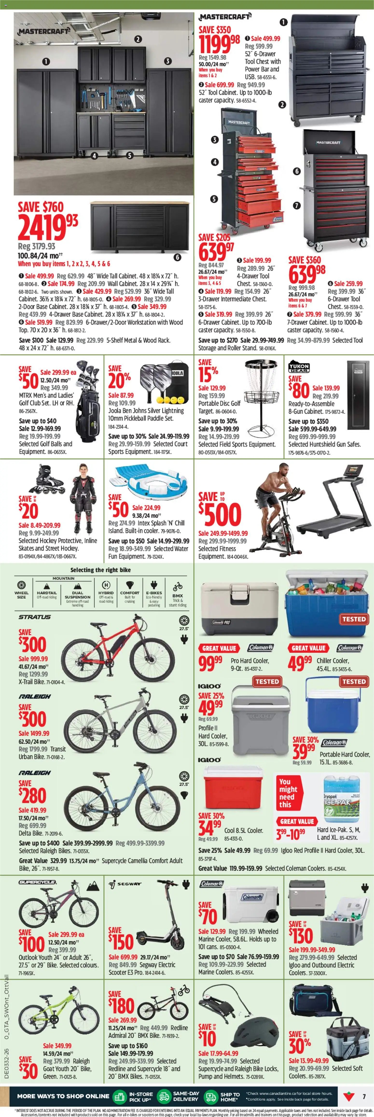 Canadian Tire weekly flyer