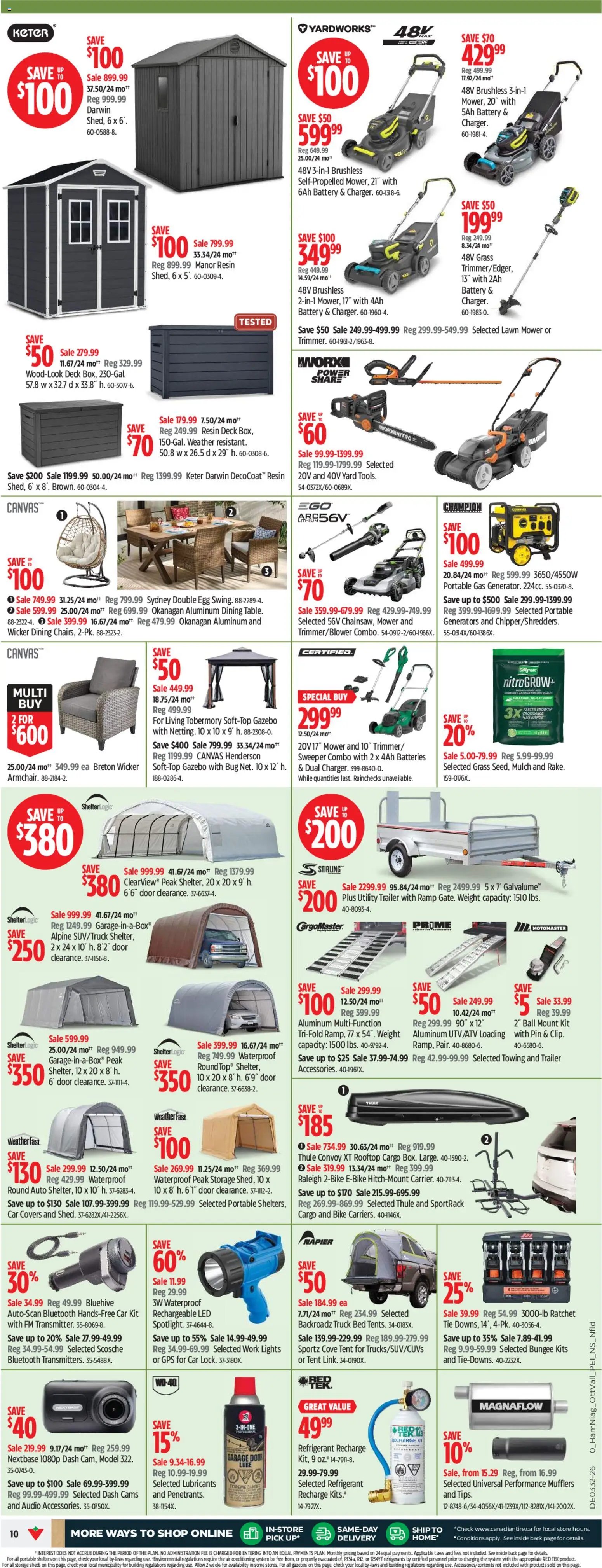 Canadian Tire weekly flyer