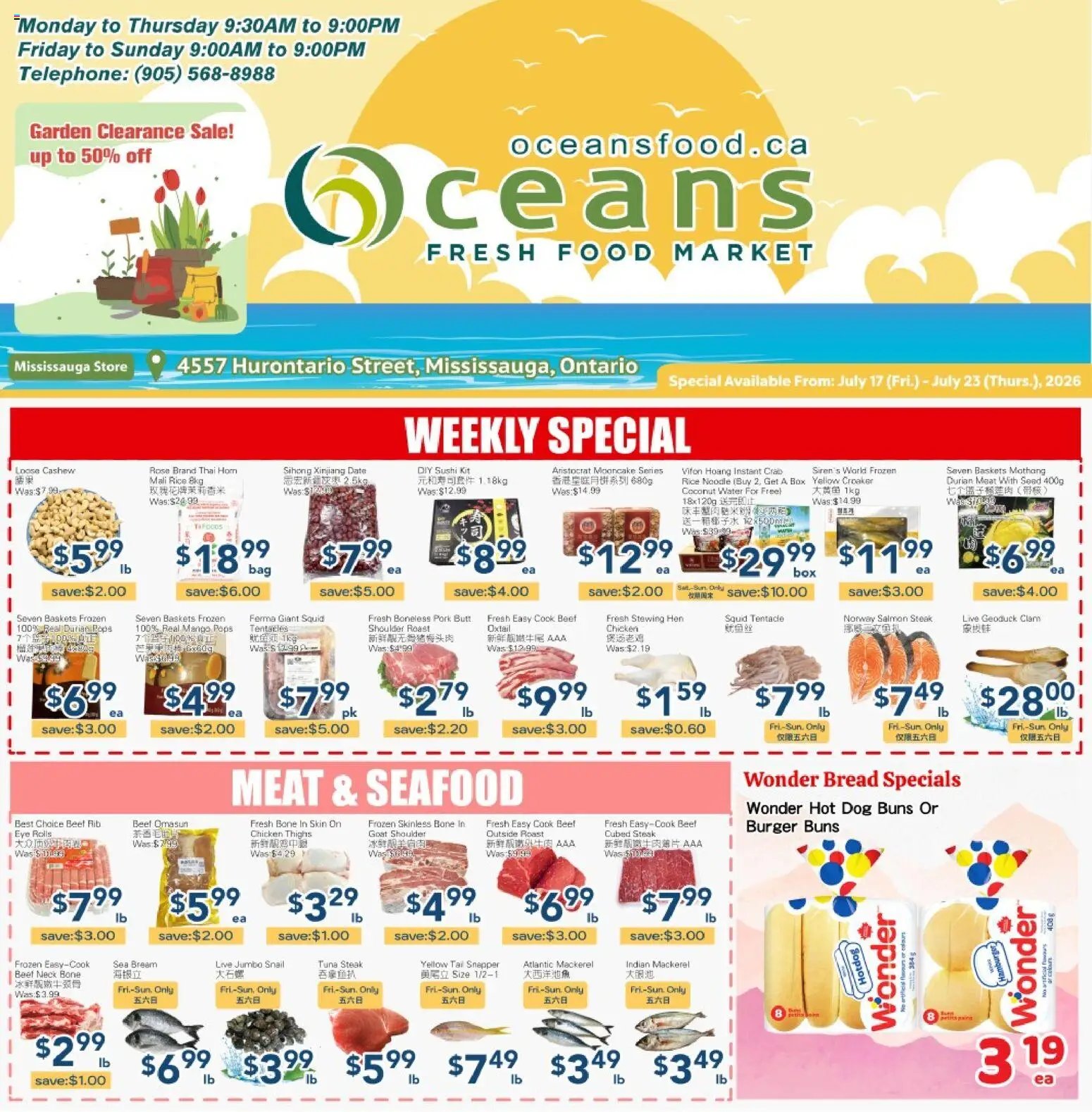 Oceans weekly flyer - Mississauga