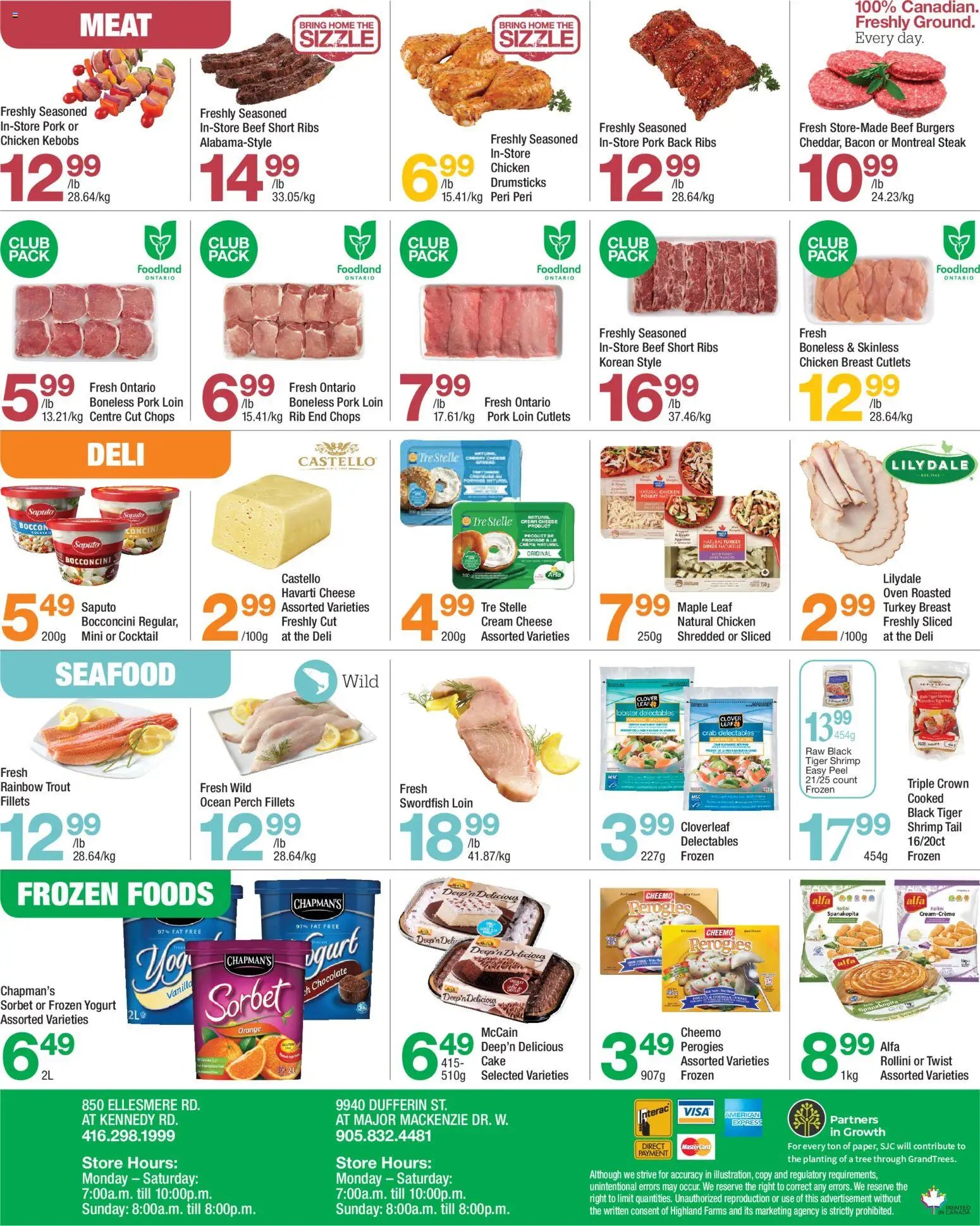Highland Farms weekly flyer / circulaire