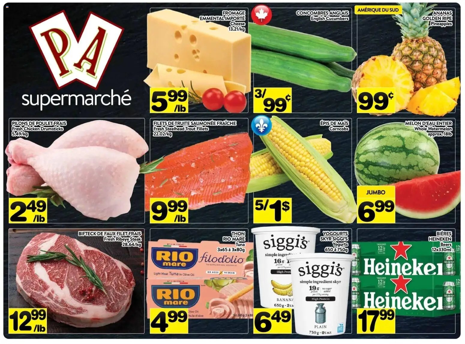 Pa Supermarché weekly flyer / circulaire