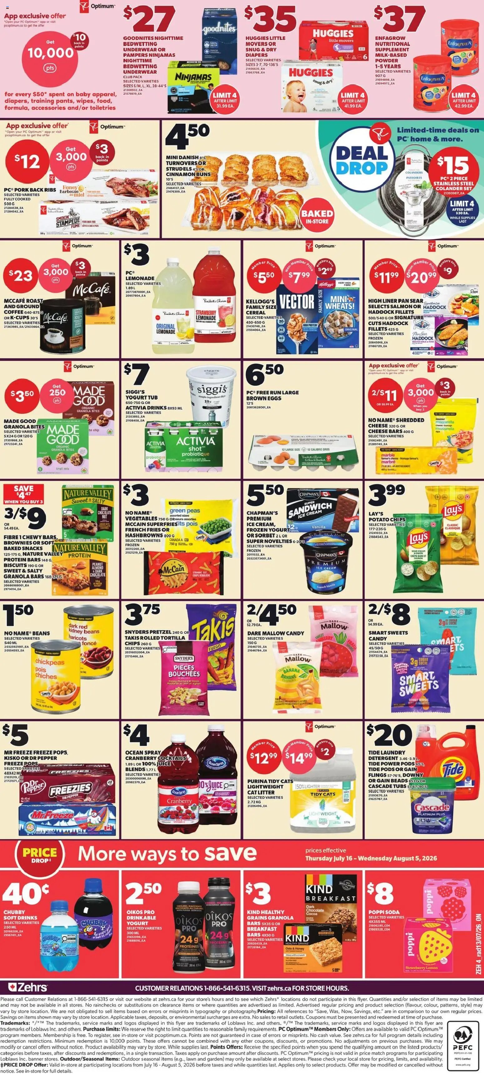 Zehrs weekly flyer / circulaire
