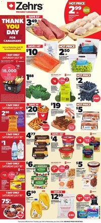 Zehrs weekly flyer / circulaire