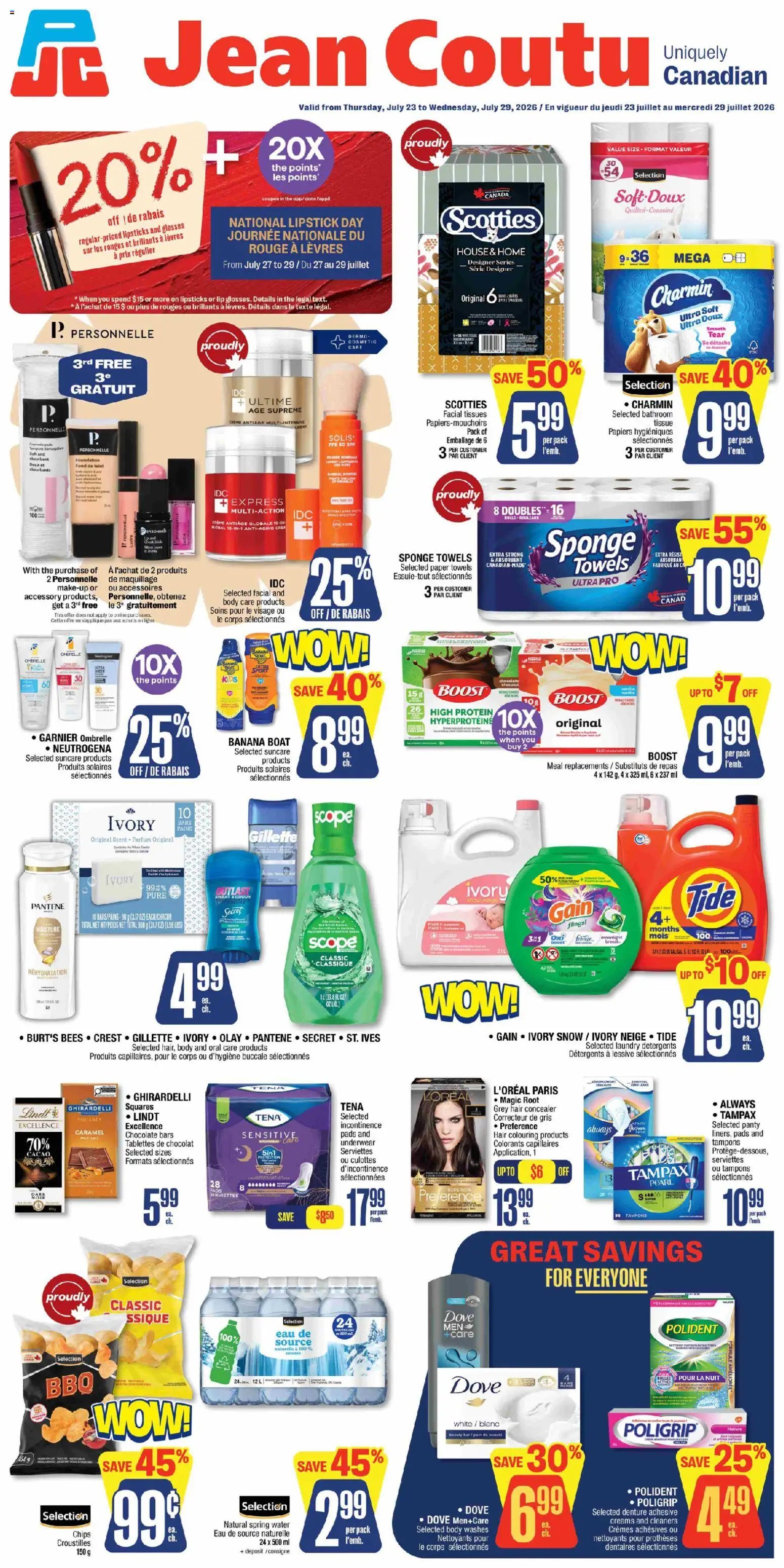 Jean Coutu weekly flyer