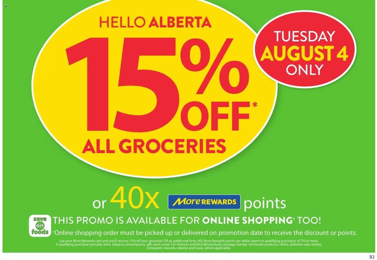 Save on foods weekly flyer / circulaire