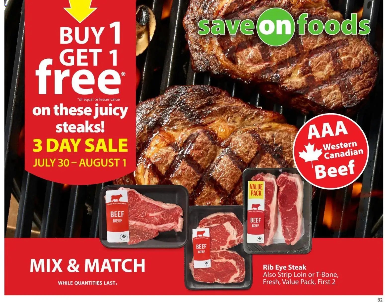 Save on foods weekly flyer / circulaire