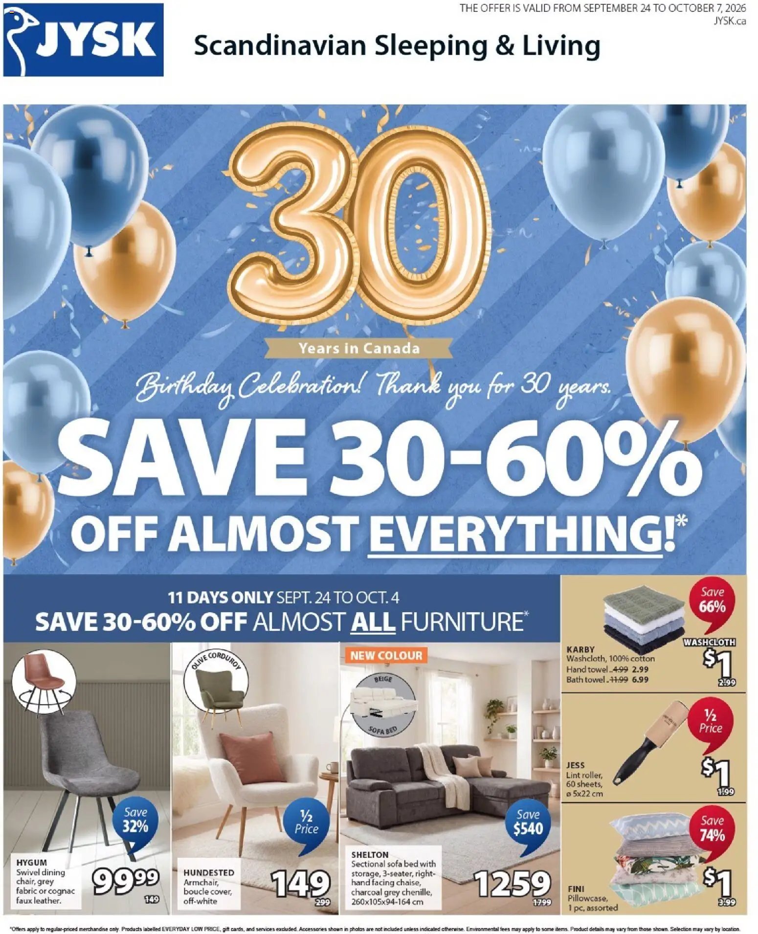 JYSK weekly flyer