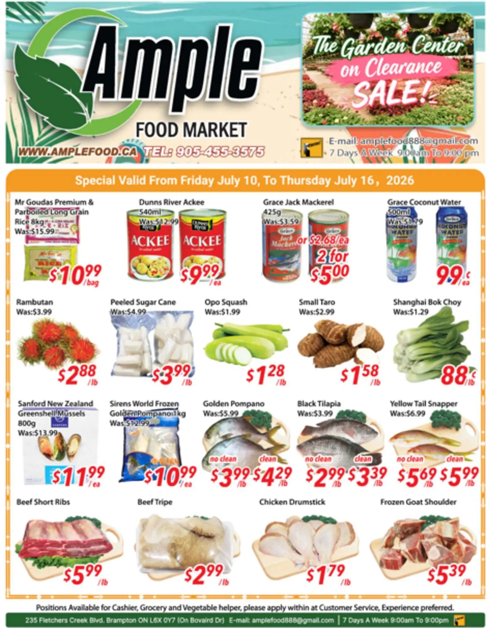 Ample Food Market weekly flyer / circulaire