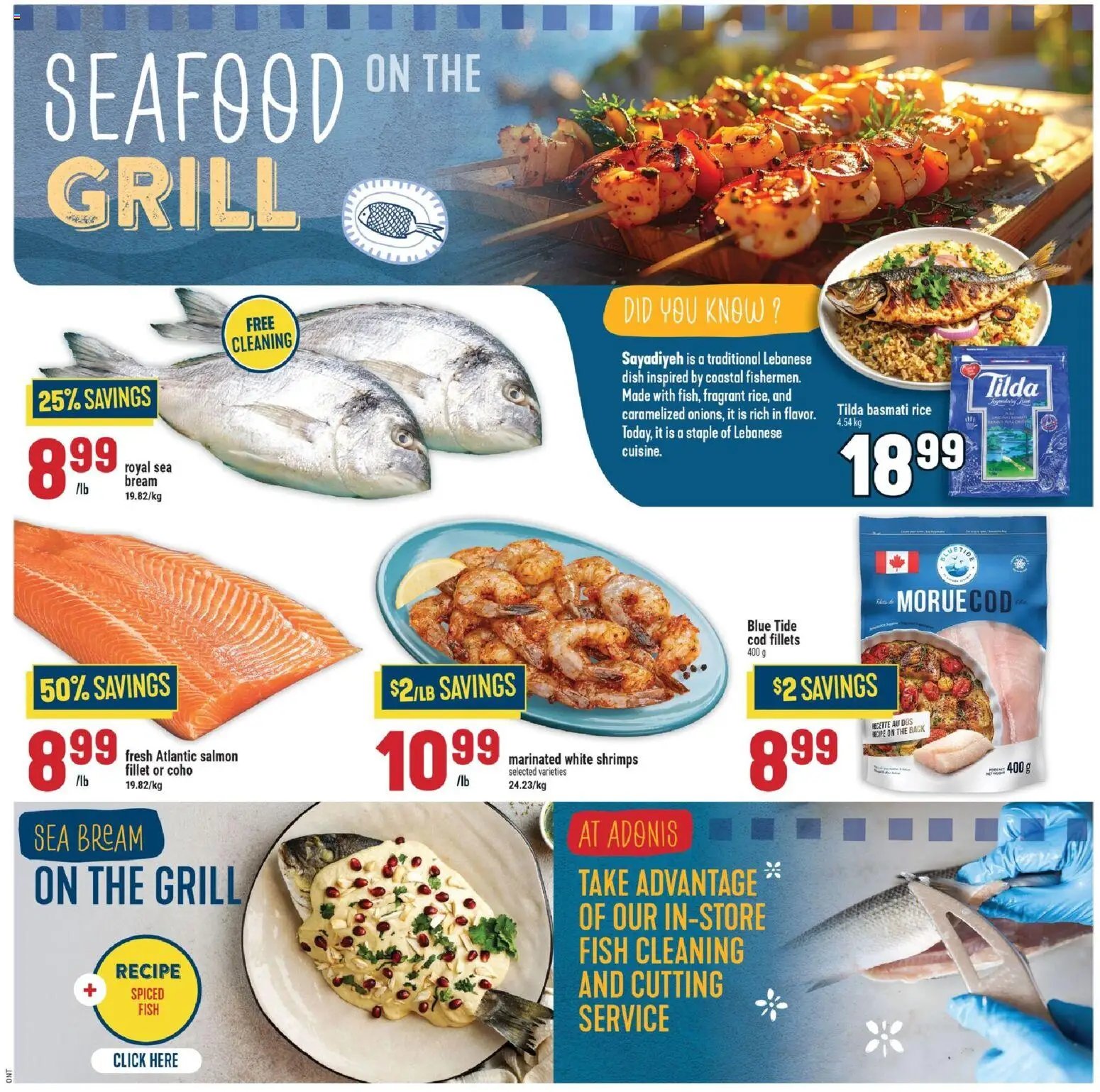Adonis flyer - Fresh Mediterranean