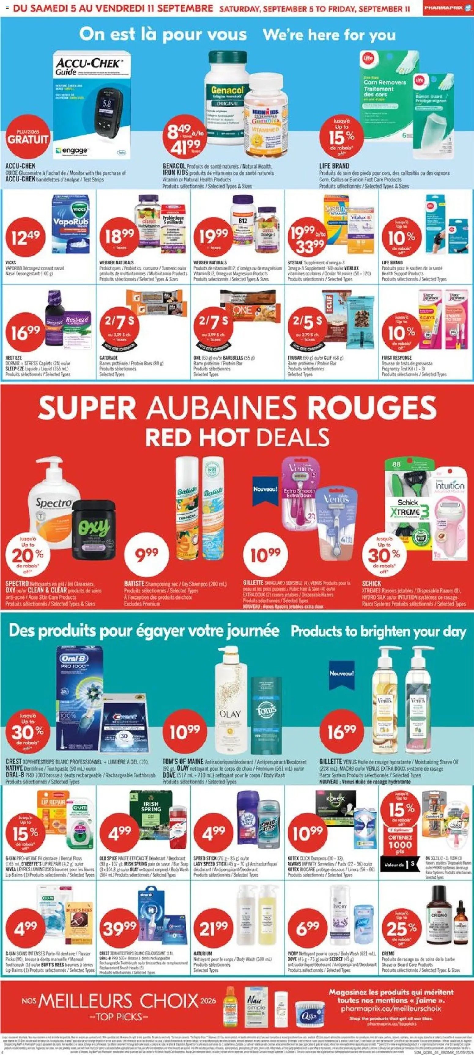 Pharmaprix weekly flyer / circulaire