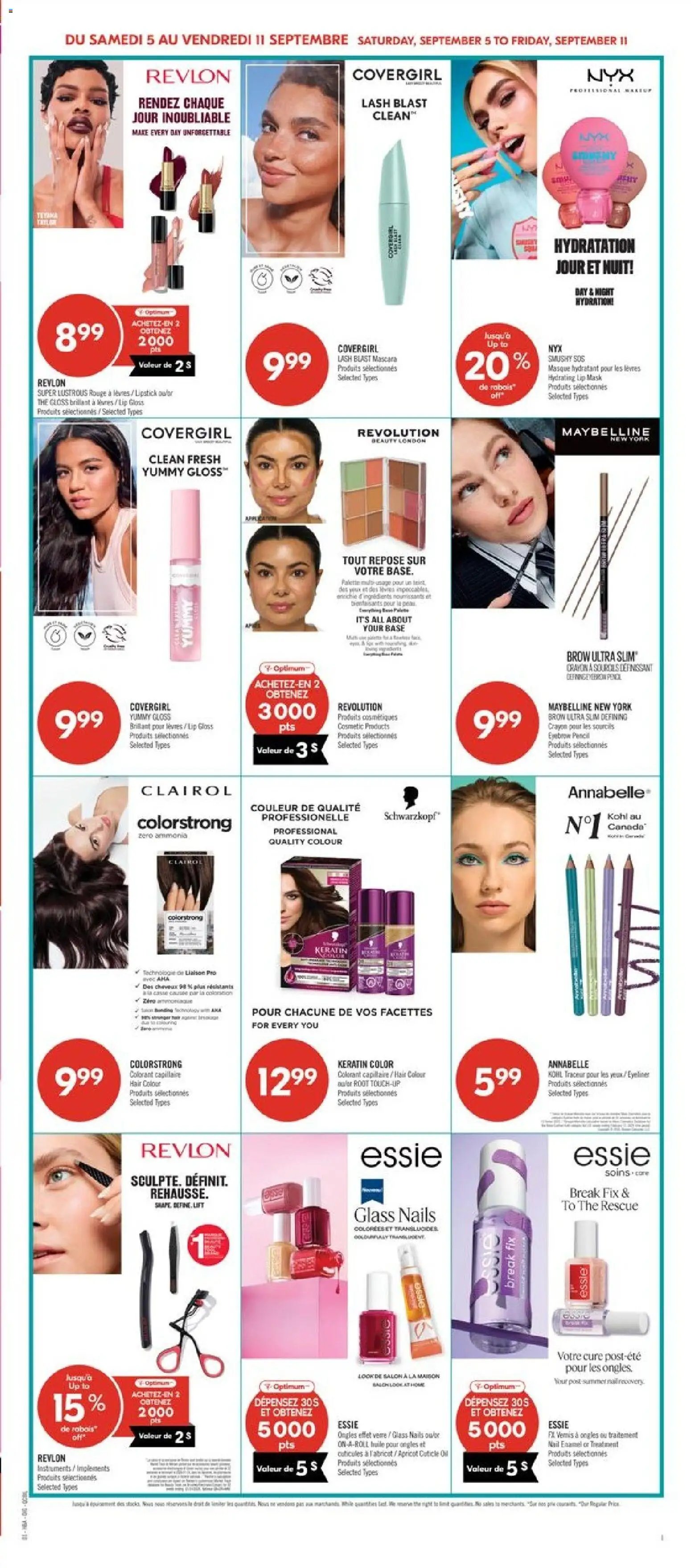 Pharmaprix weekly flyer / circulaire