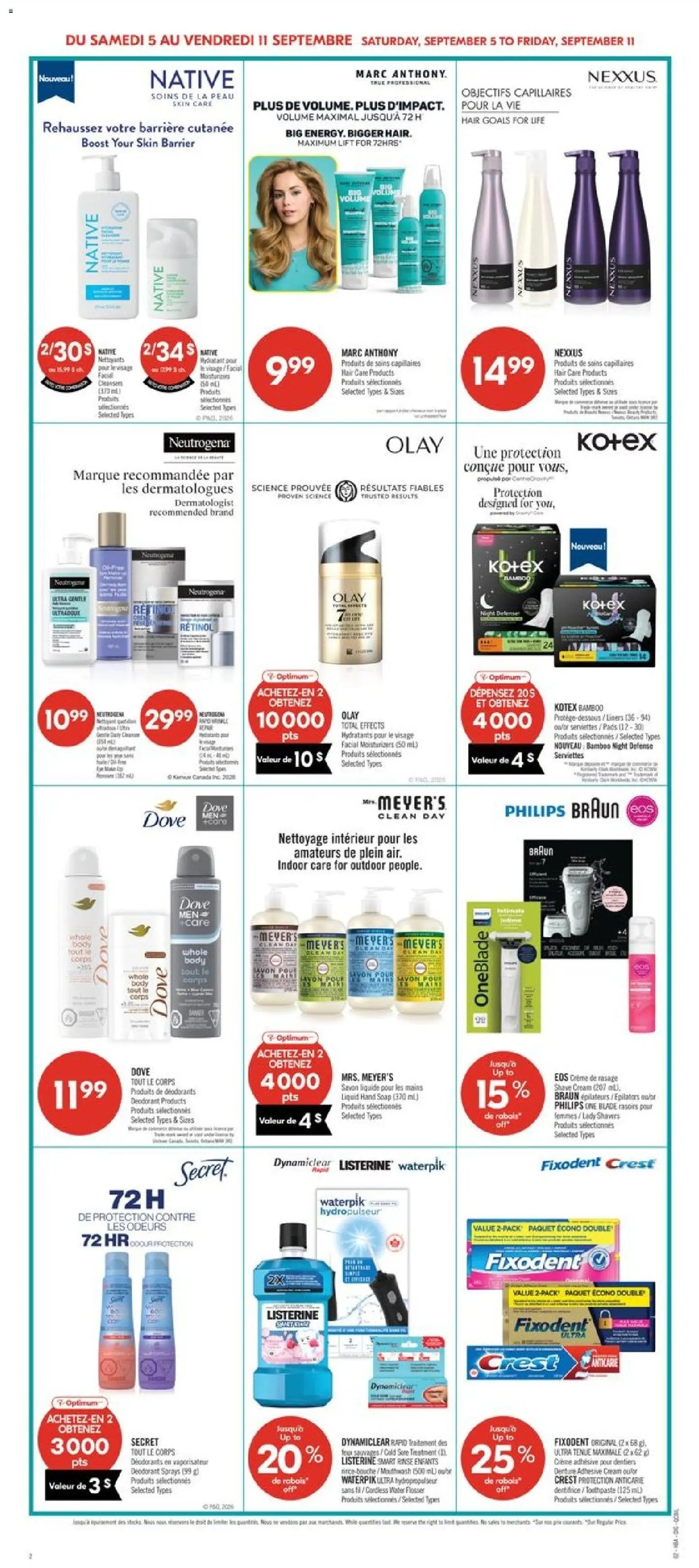 Pharmaprix weekly flyer / circulaire