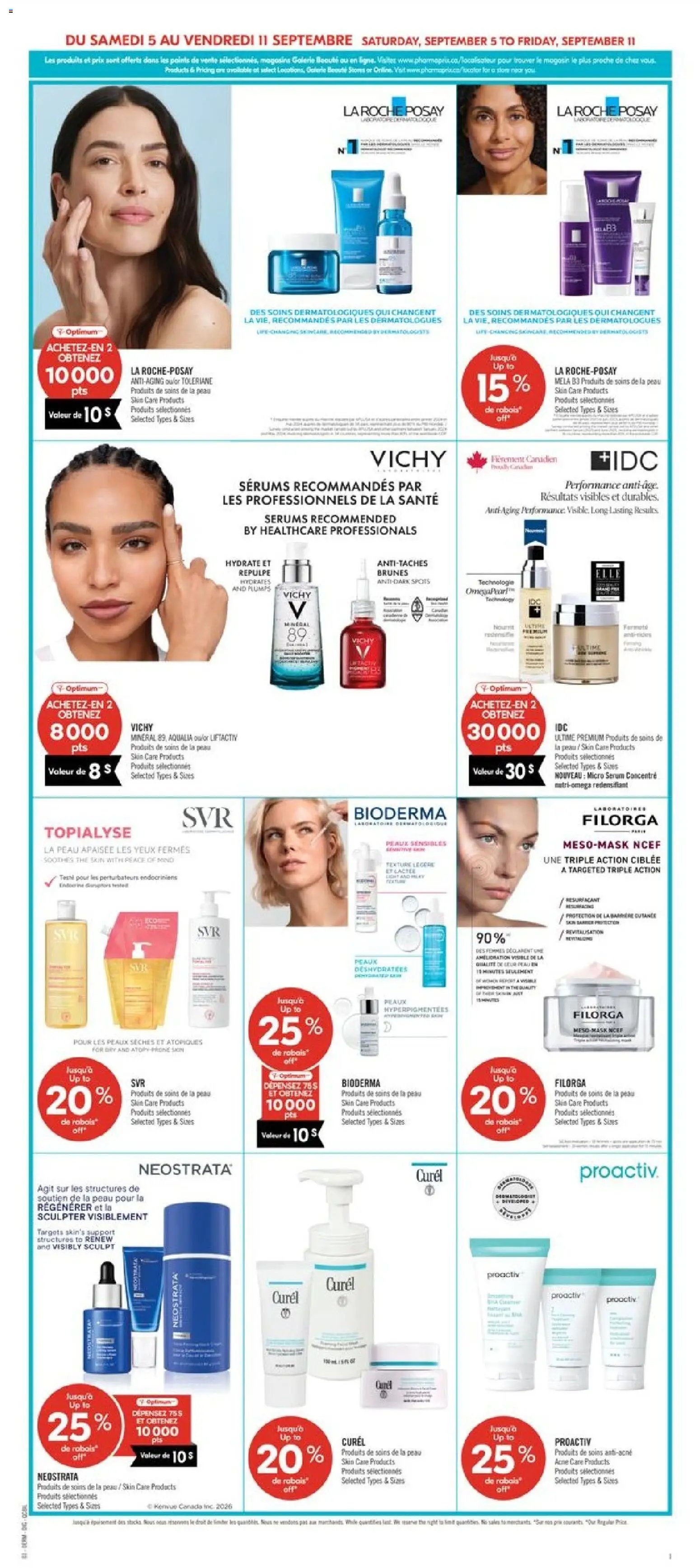 Pharmaprix weekly flyer / circulaire