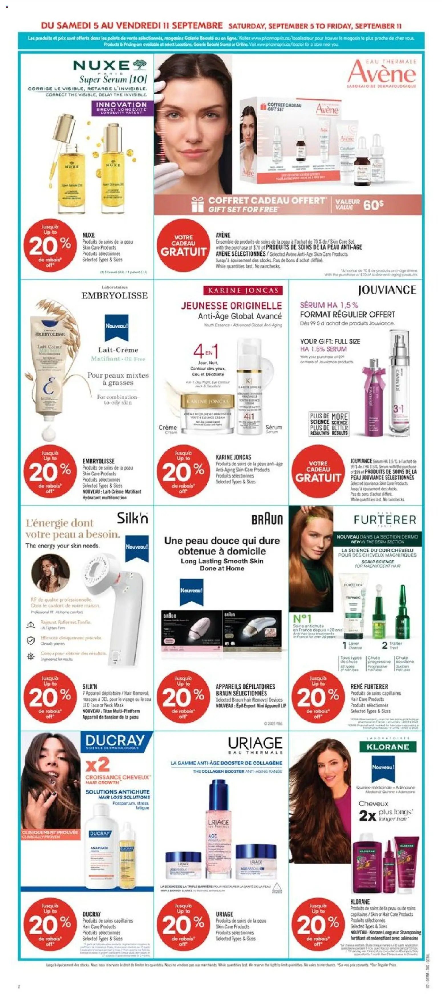 Pharmaprix weekly flyer / circulaire