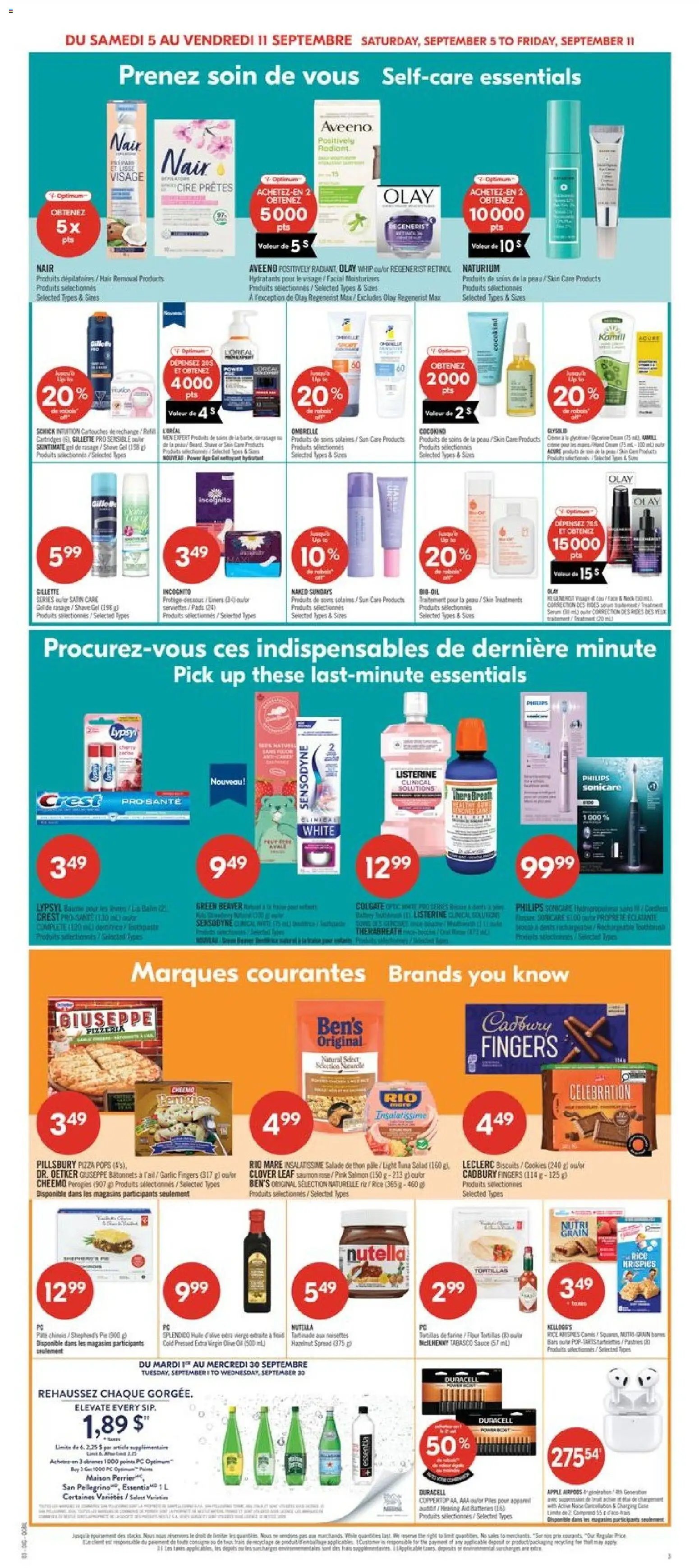 Pharmaprix weekly flyer / circulaire
