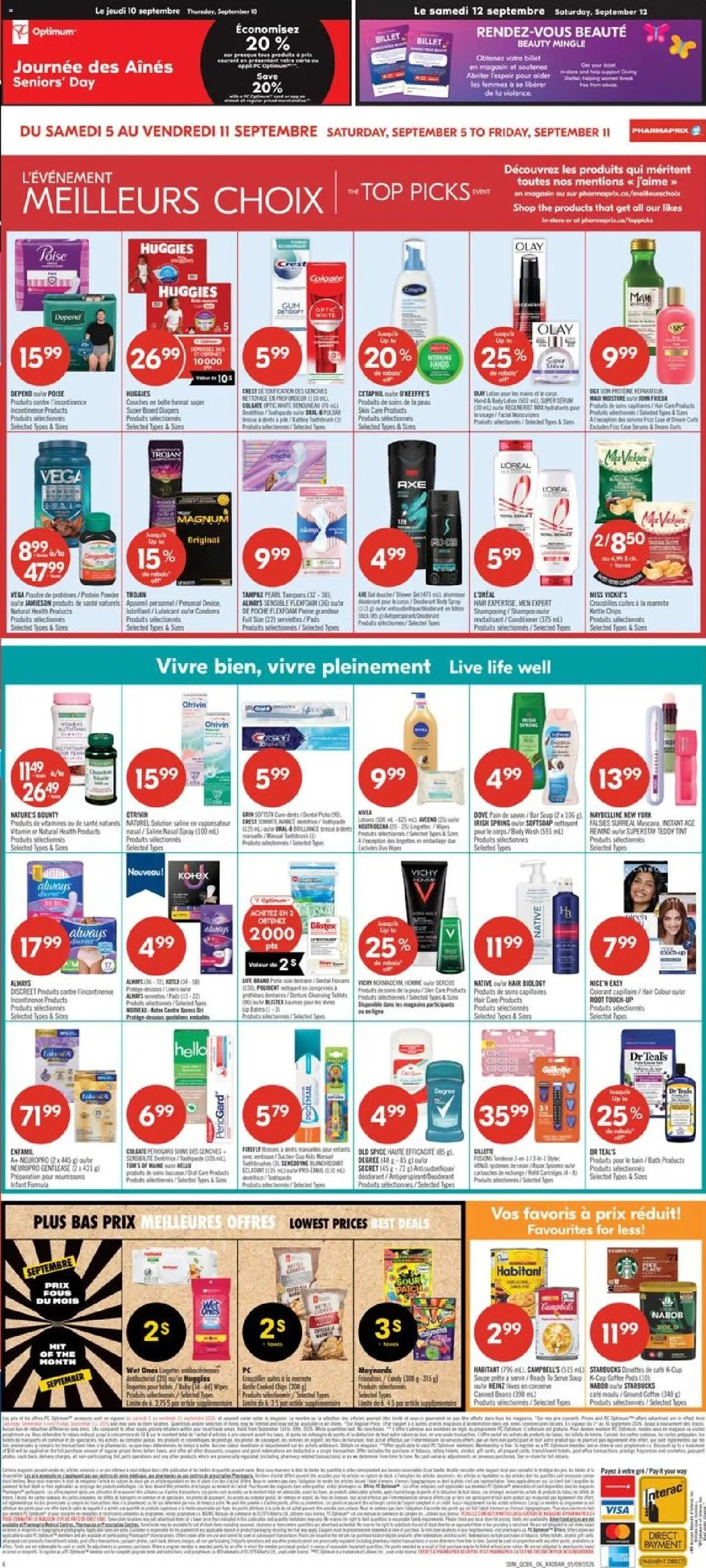 Pharmaprix weekly flyer / circulaire