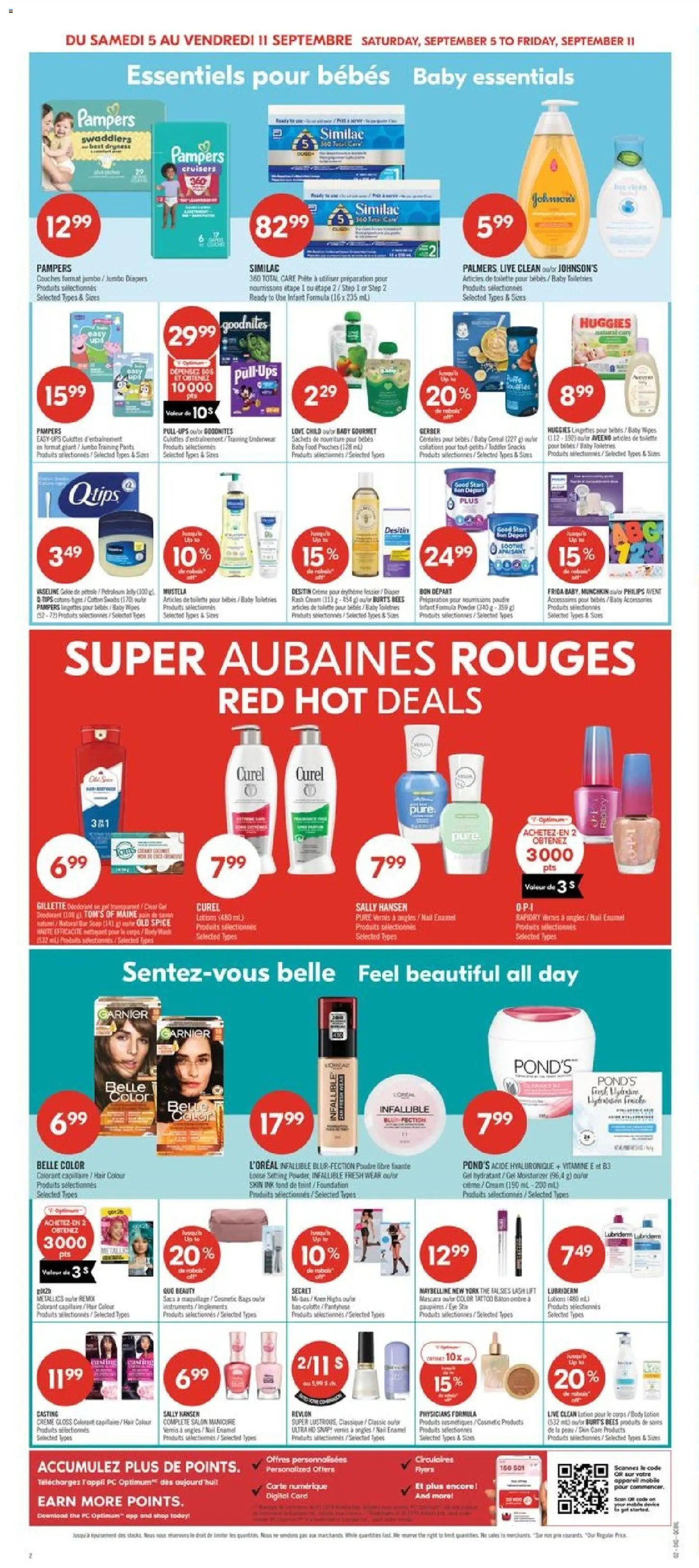 Pharmaprix weekly flyer / circulaire