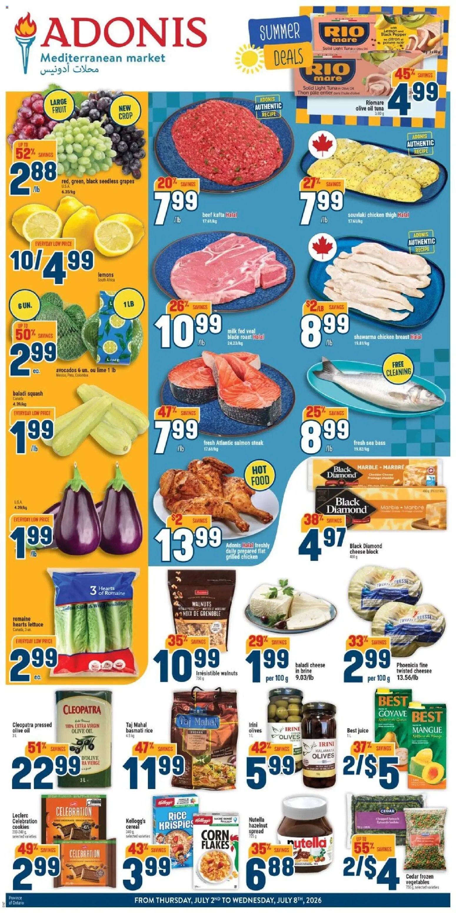Adonis weekly flyer
