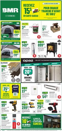 BMR weekly flyer / circulaire