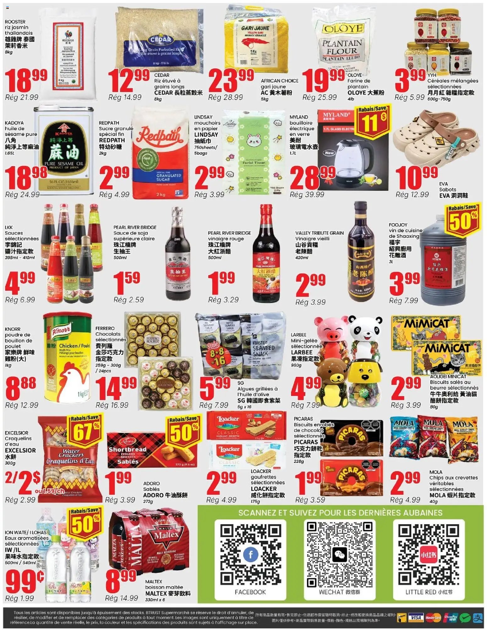 Btrust Supermarket weekly flyer / circulaire