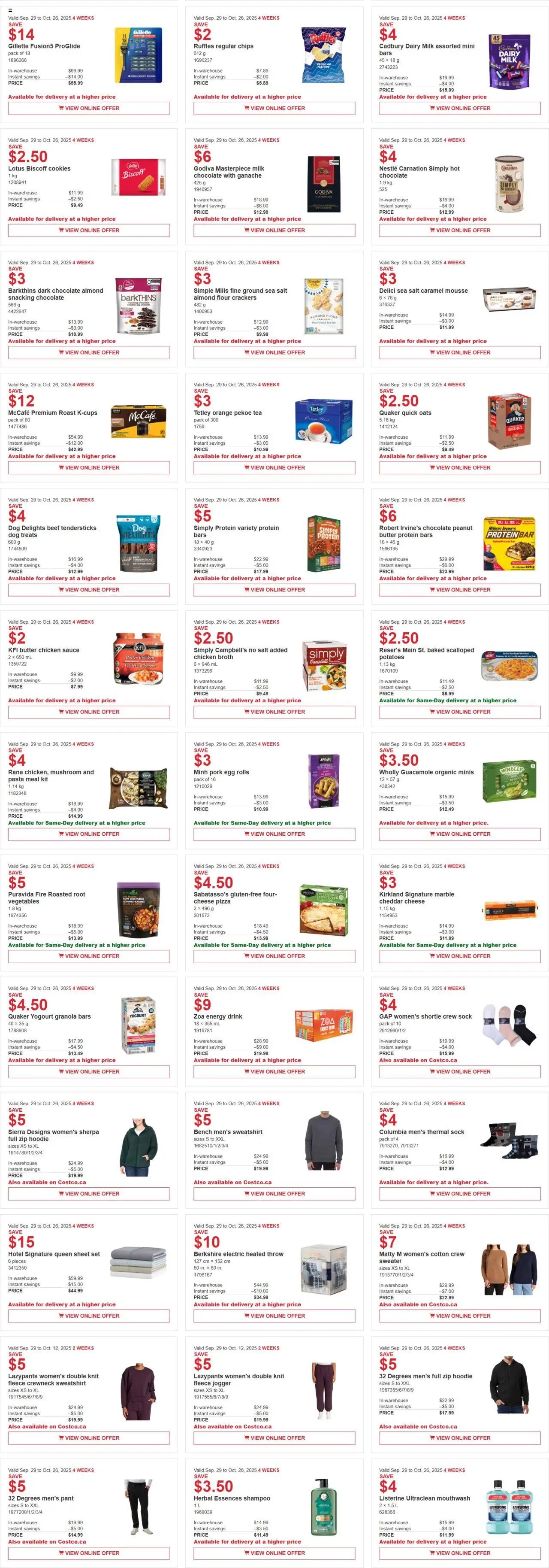 Costco weekly flyer