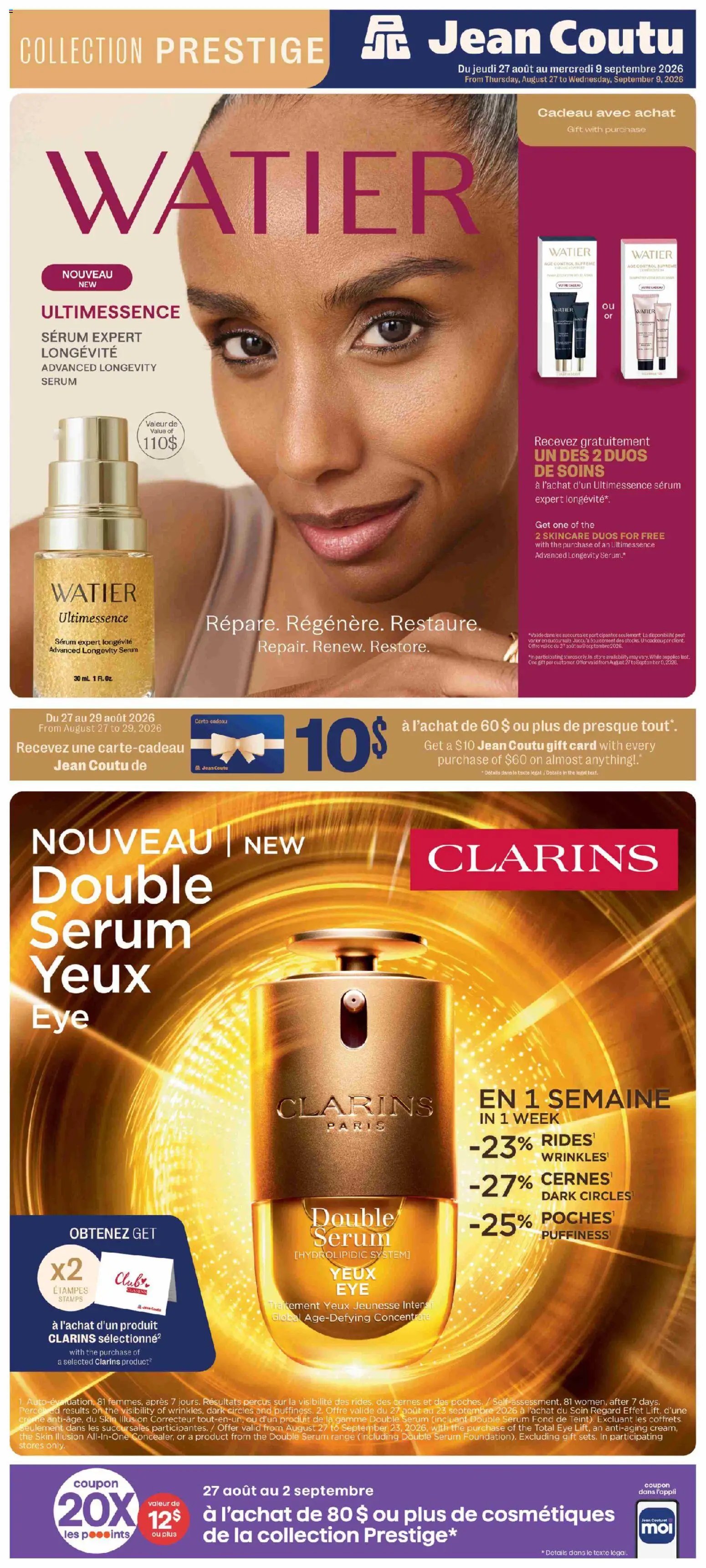 Jean Coutu - Encart Prestige