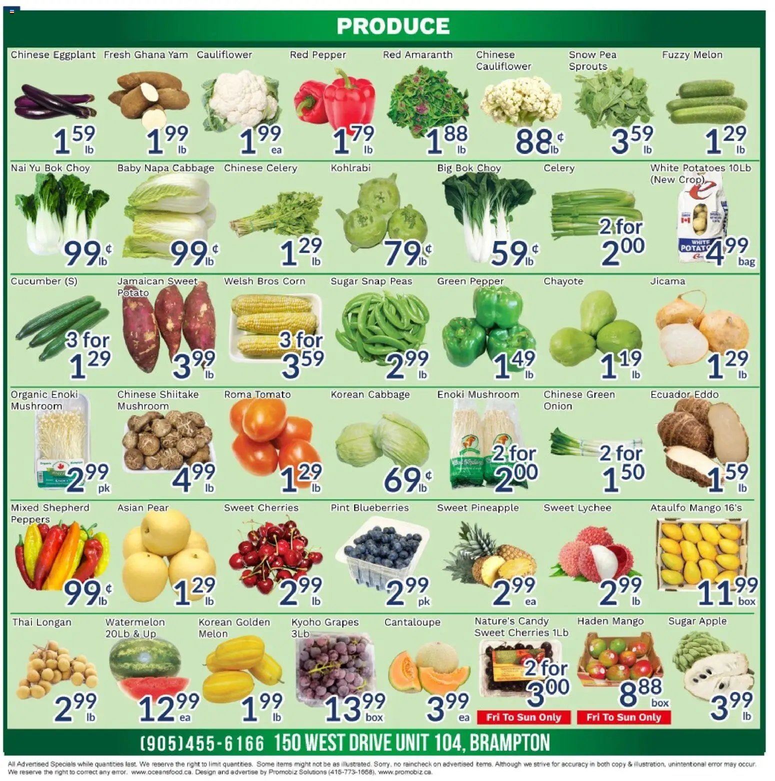 Oceans weekly flyer - Brampton