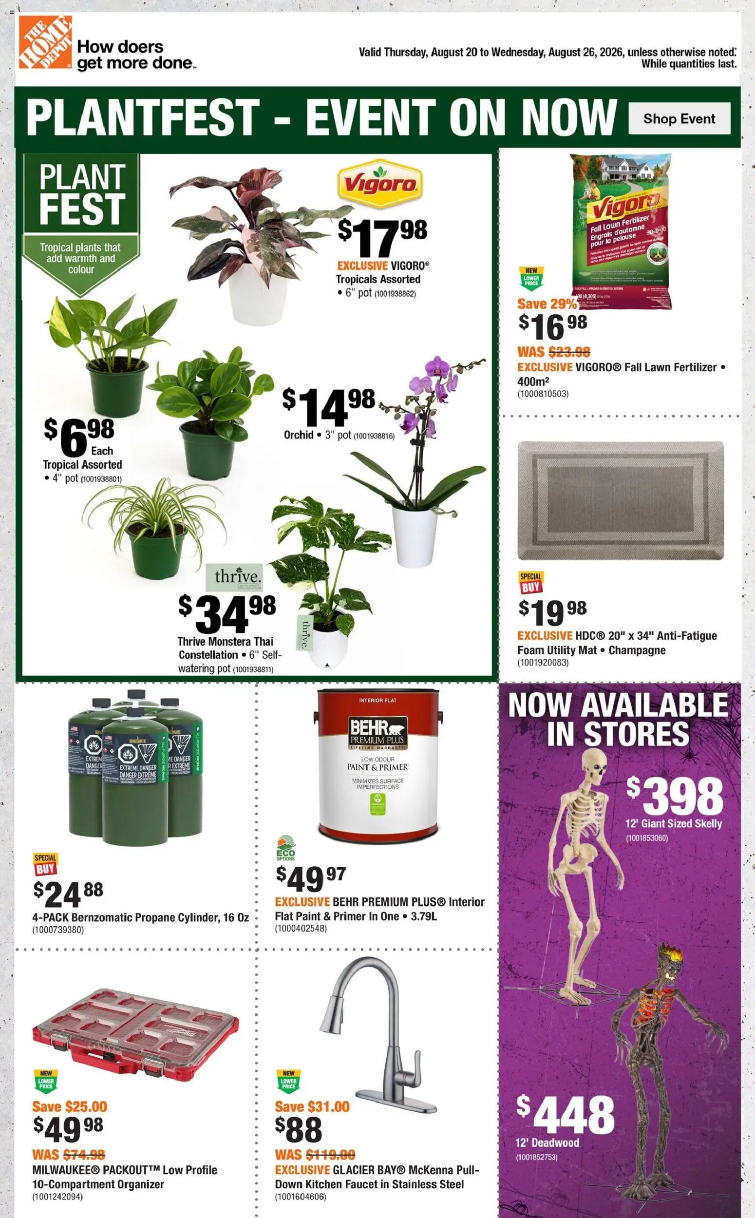 Home Depot weekly flyer / circulaire