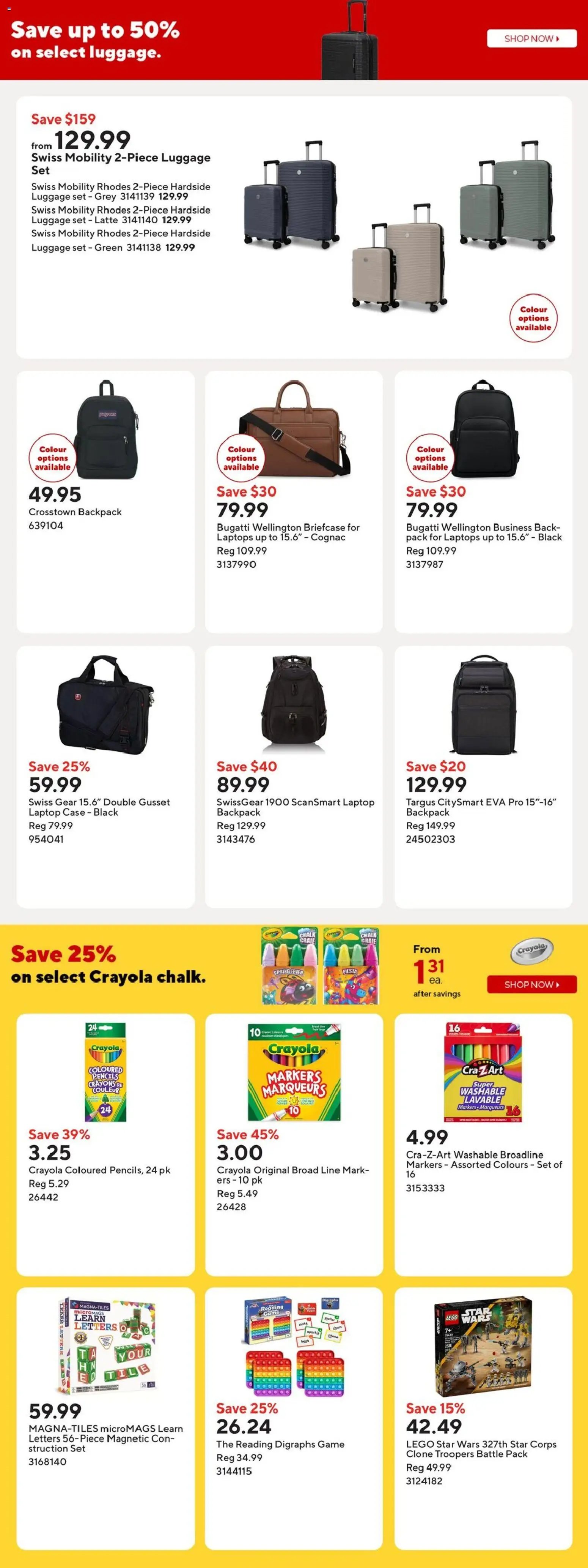 Staples weekly flyer / circulaire